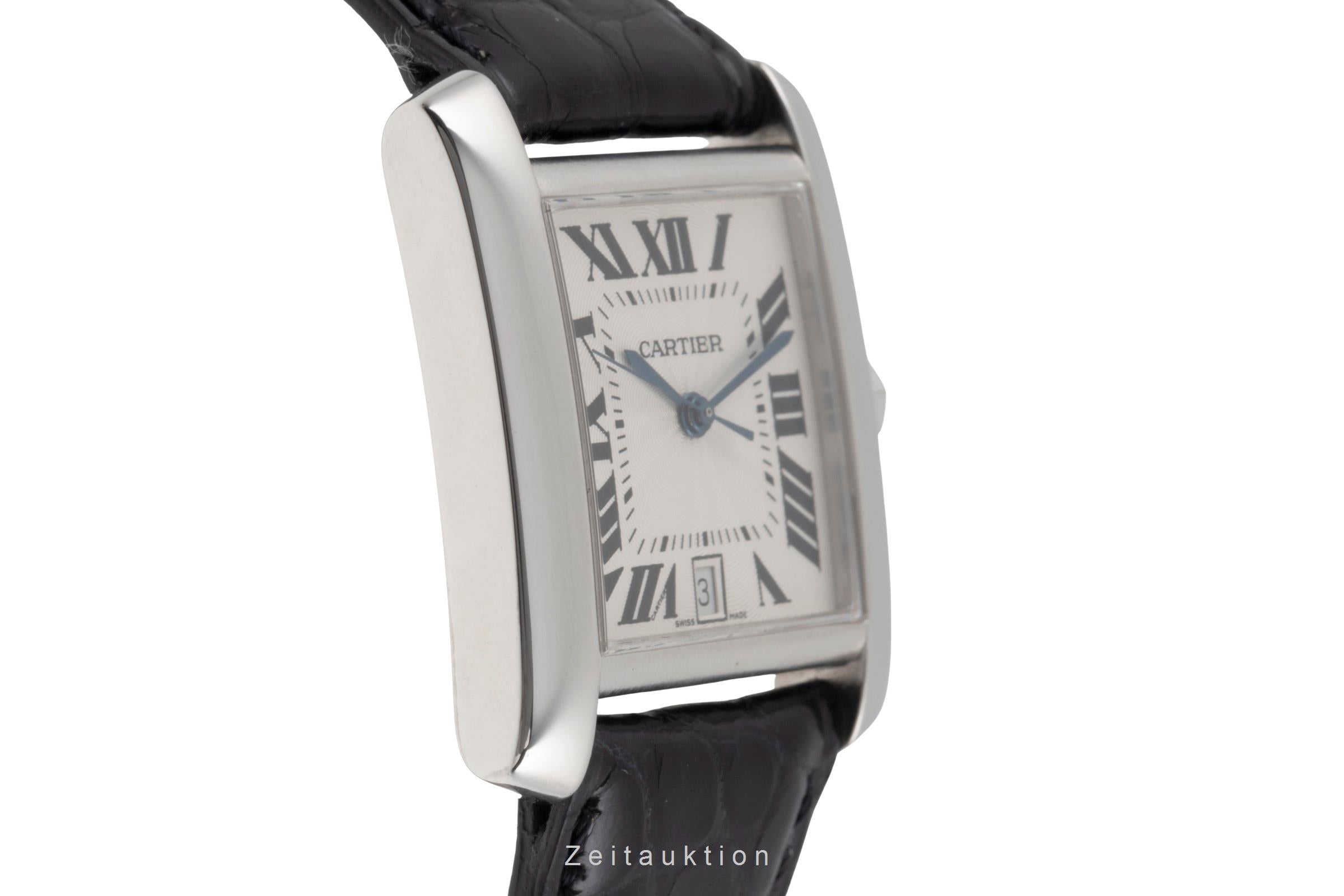 Cartier Tank Francaise 18k Weissgold Automatik Herrenuhr Medium R. W50011S3 2366 [2504406]