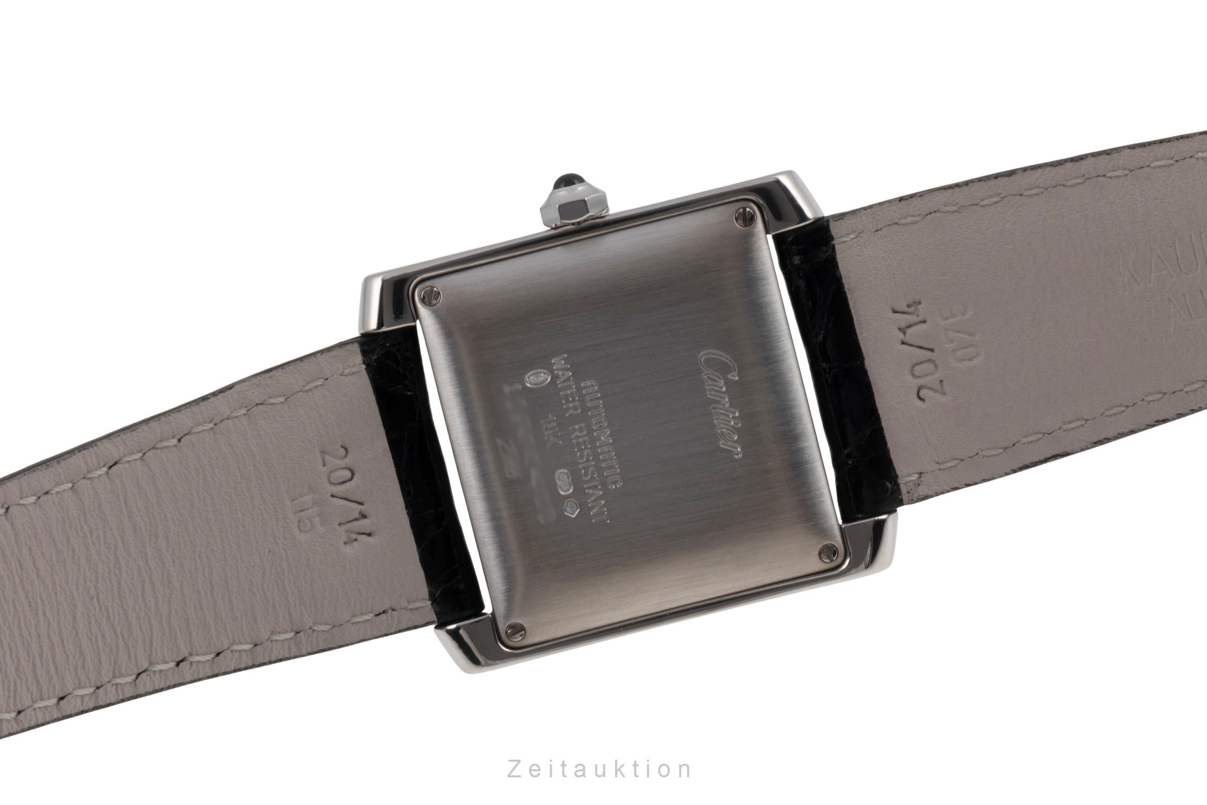 Cartier Tank Francaise 18k Weissgold Automatik Herrenuhr Medium R. W50011S3 2366 [2504406]