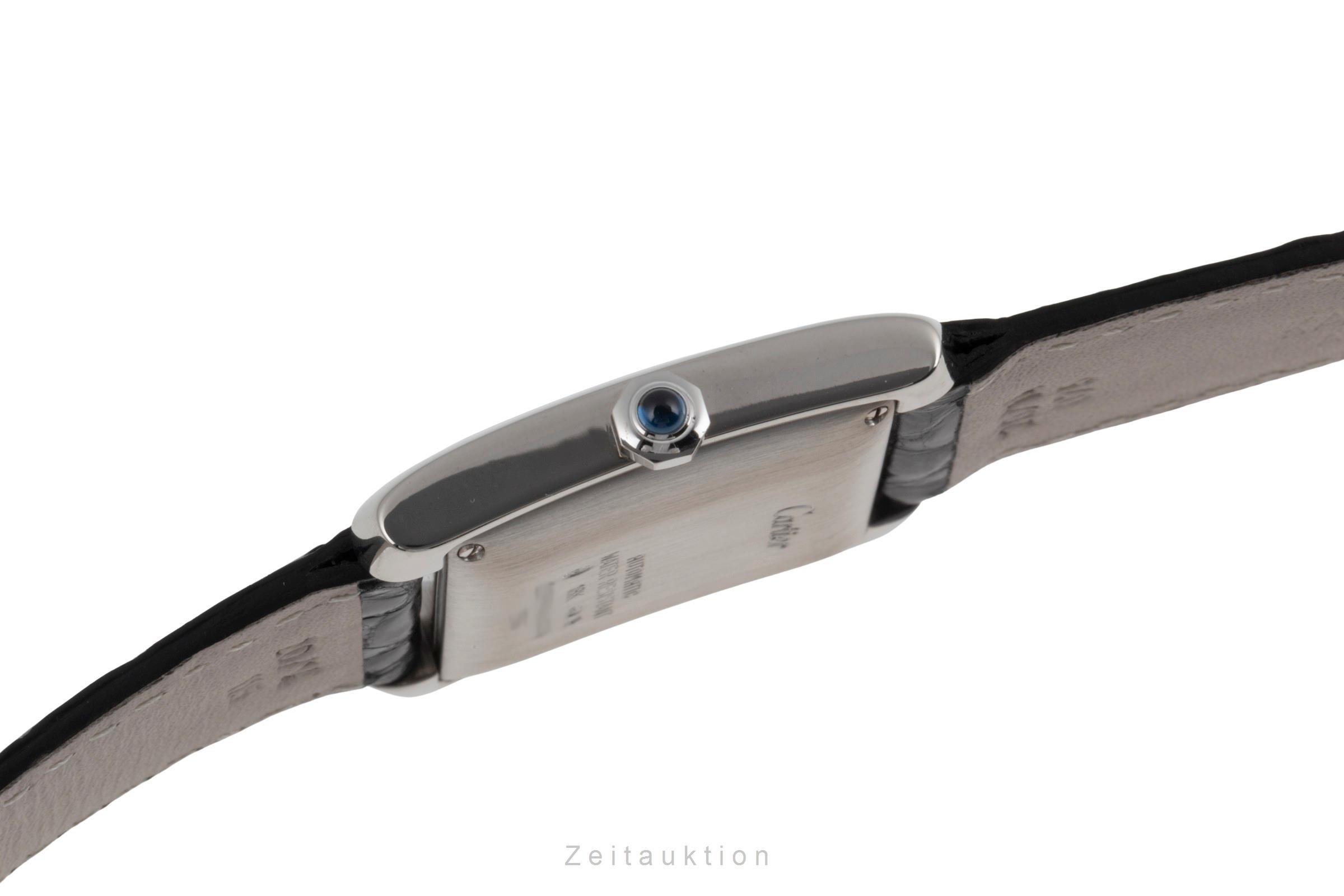 Cartier Tank Francaise 18k Weissgold Automatik Herrenuhr Medium R. W50011S3 2366 [2504406]