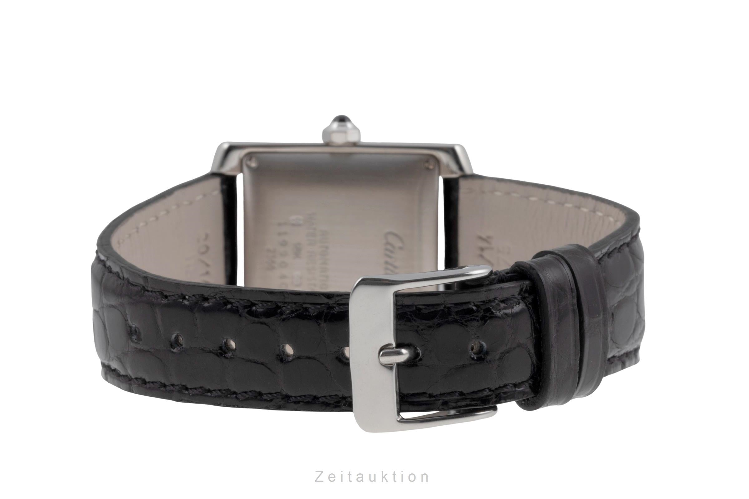 Cartier Tank Francaise 18k Weissgold Automatik Herrenuhr Medium R. W50011S3 2366 [2504406]