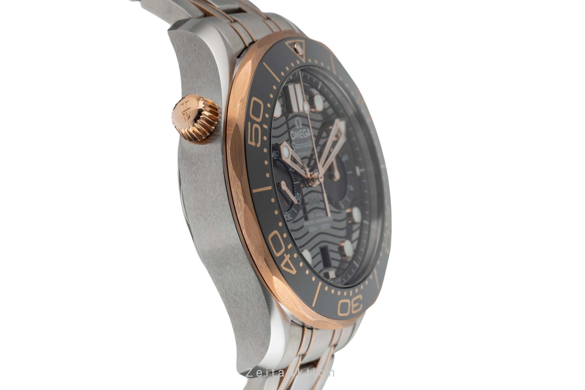 Omega Seamaster chronograph steel / gold automatic men's watch 210.20.44.51.01.001 LP: 17500EUR  [2504407]