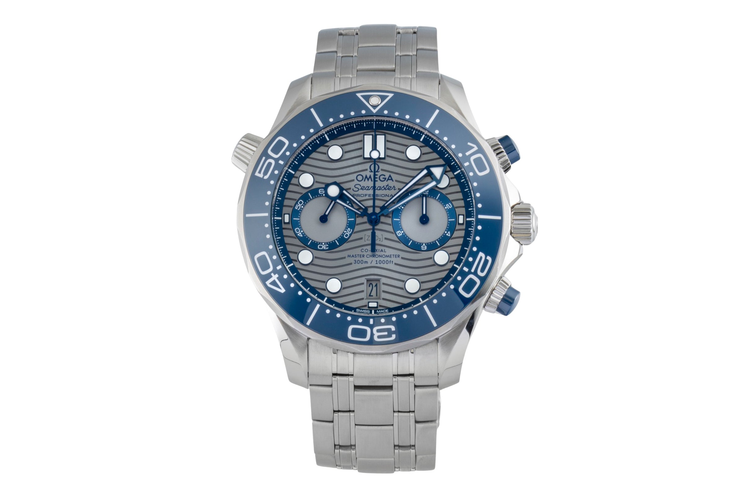 Omega Seamaster chronographe acier automatique montre pour hommes 210.30.44.51.06.001 LP: 9300EUR  [2504409]