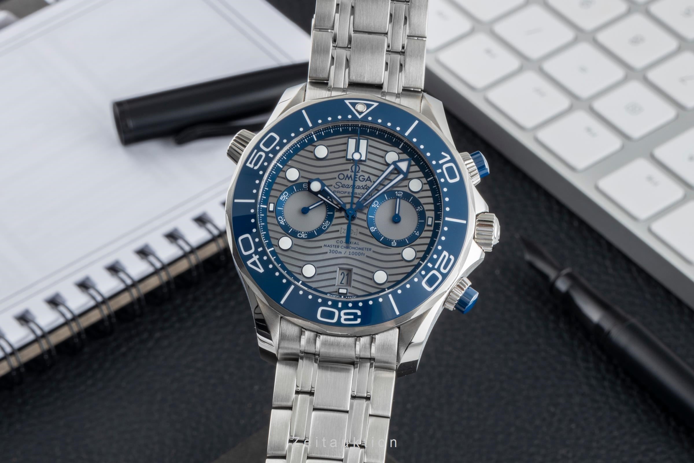 Omega Seamaster chronographe acier automatique montre pour hommes 210.30.44.51.06.001 LP: 9300EUR  [2504409]