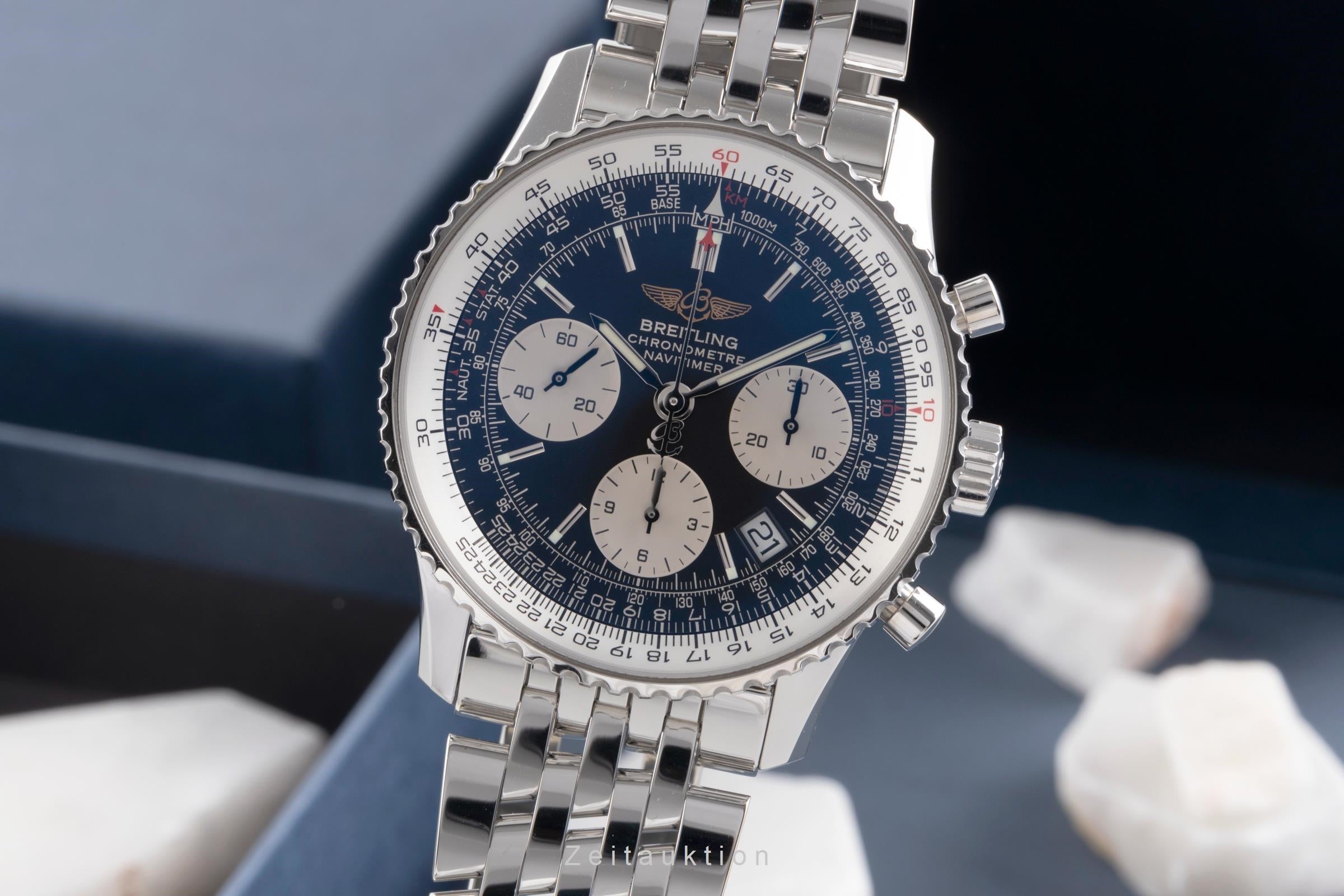 Breitling Navitimer chronograph steel automatic men's watch A23322  [2504410]