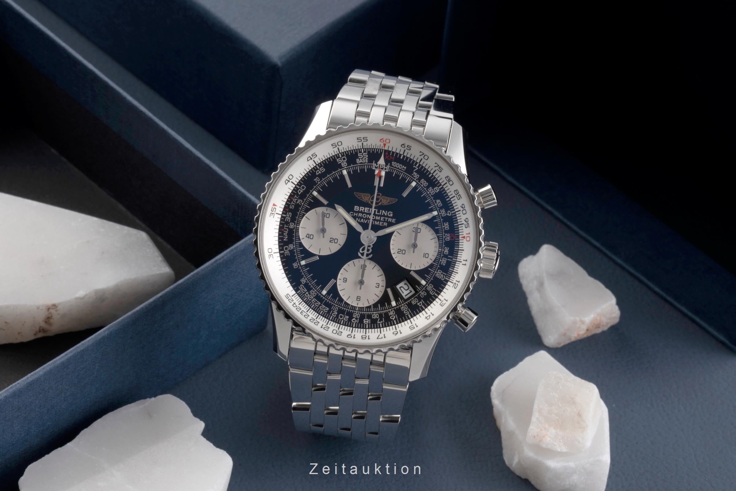 Breitling Navitimer chronograph steel automatic Kal. B23 Ref