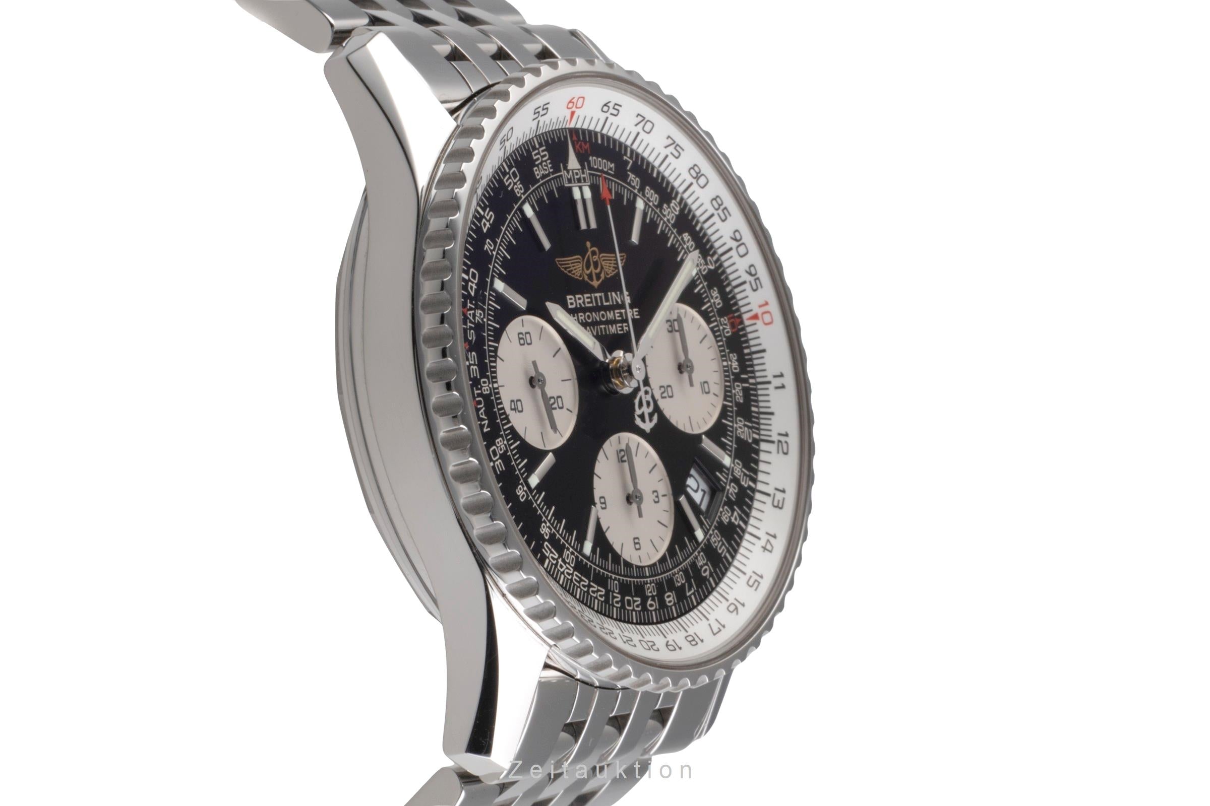 Breitling Navitimer chronograph steel automatic men's watch A23322  [2504410]