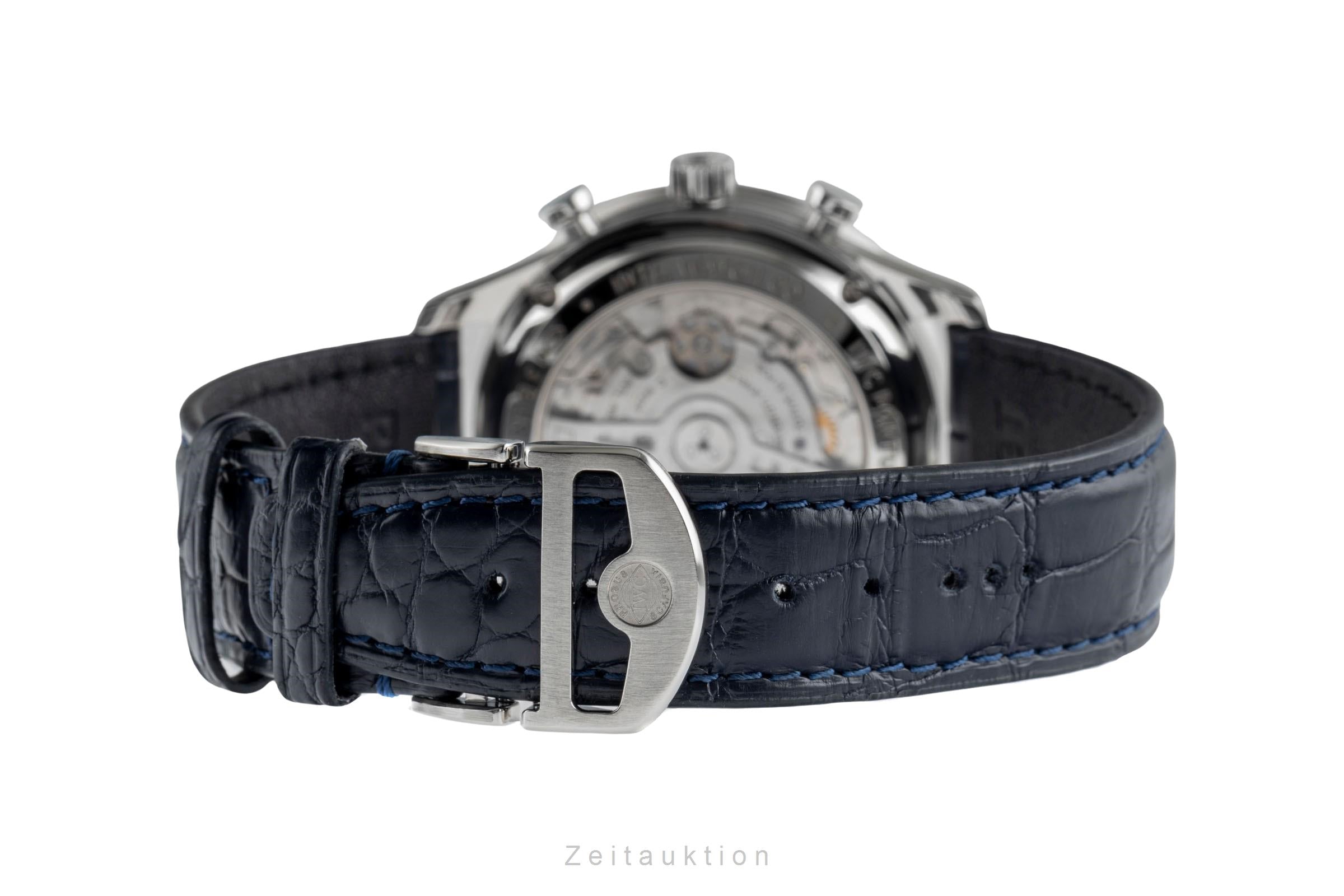 IWC Portugieser chronographe acier automatique montre pour hommes IW371605  [2504412]