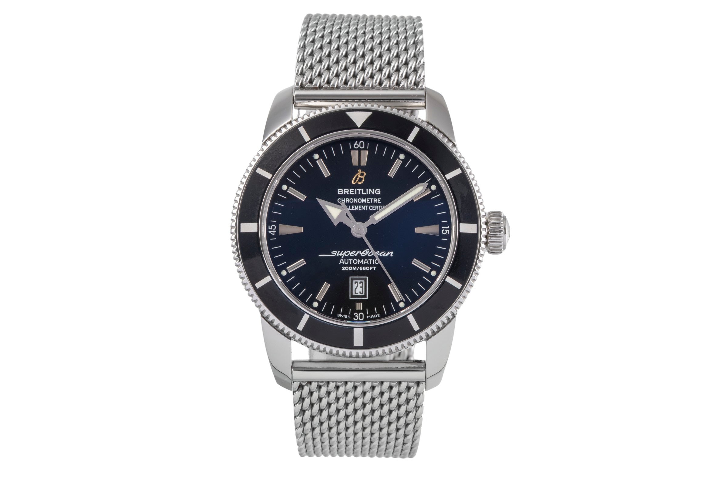 Breitling Superocean steel automatic men's watch A17320  A172B680CA LP: 6400EUR  [2504413]