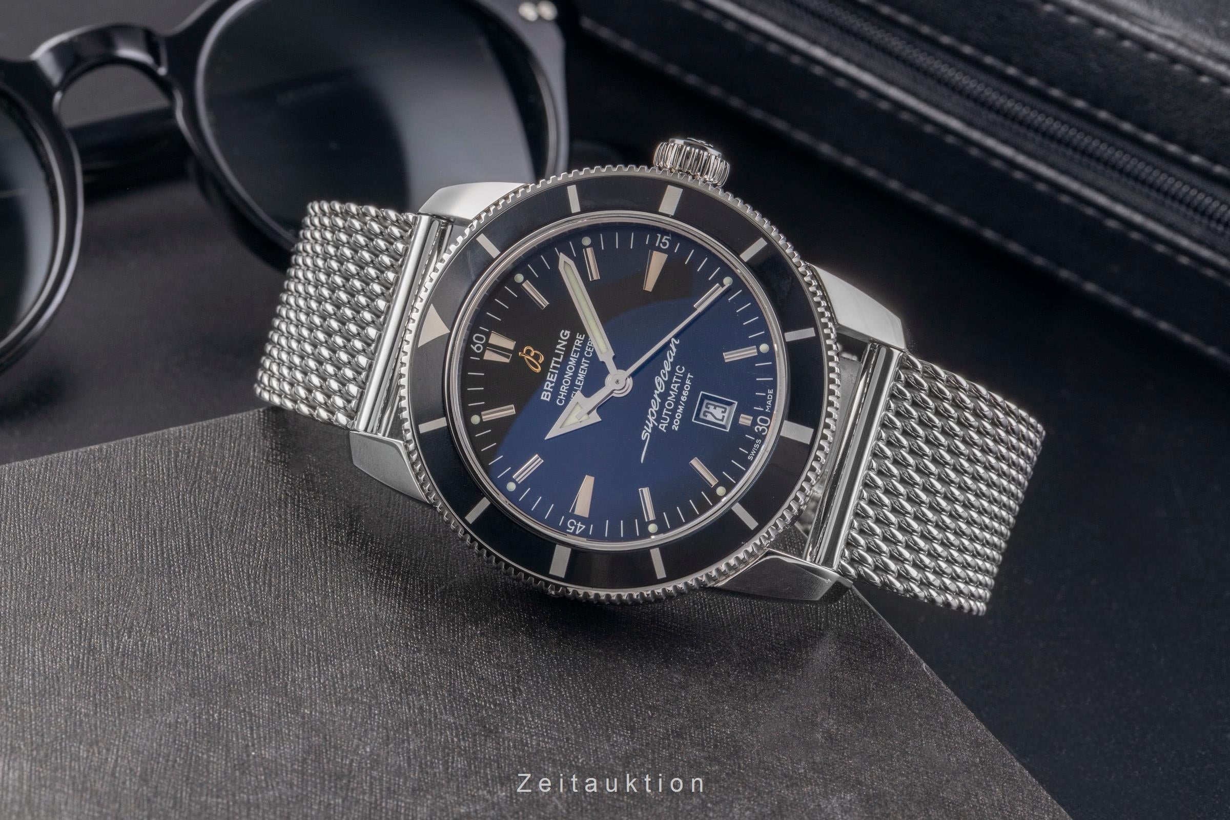 Breitling Superocean steel automatic men's watch A17320  A172B680CA LP: 6400EUR  [2504413]