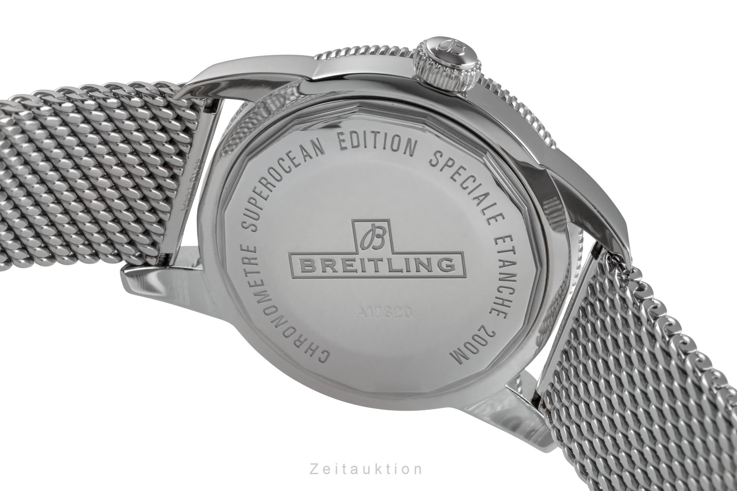 Breitling Superocean steel automatic men's watch A17320  A172B680CA LP: 6400EUR  [2504413]