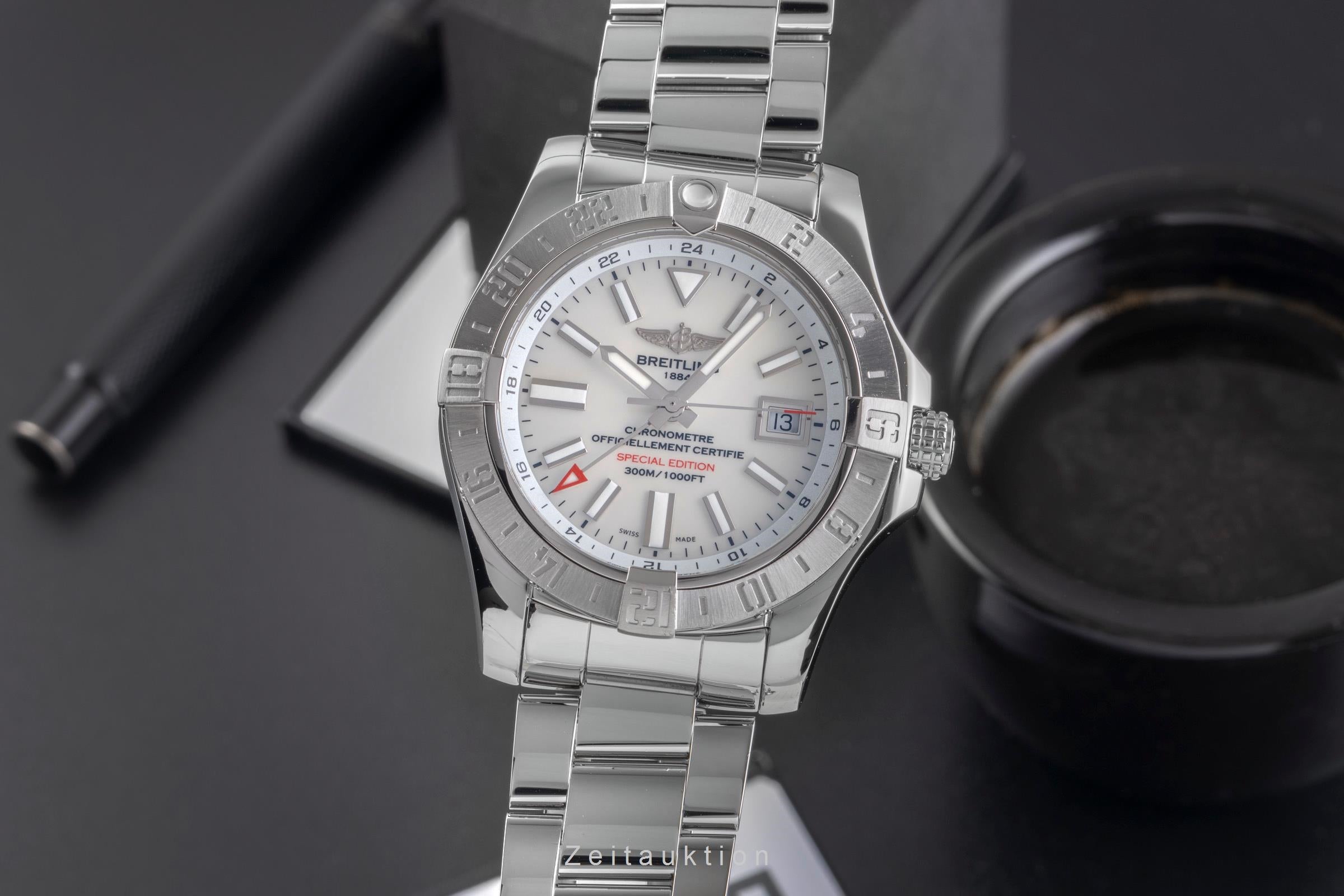 Breitling Avenger II GMT acier automatique montre pour femmes A32390  [2504415]