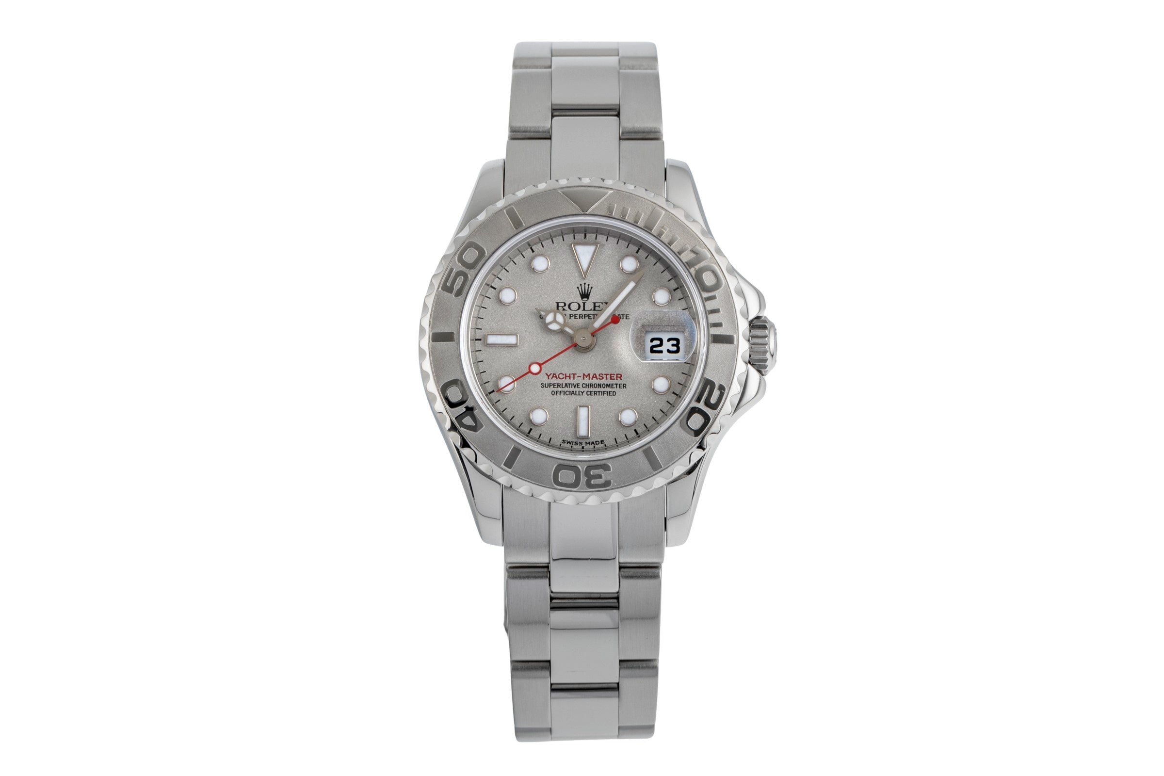 Rolex Yacht-Master acier / platine automatique montre pour femmes 169622  [2504418]