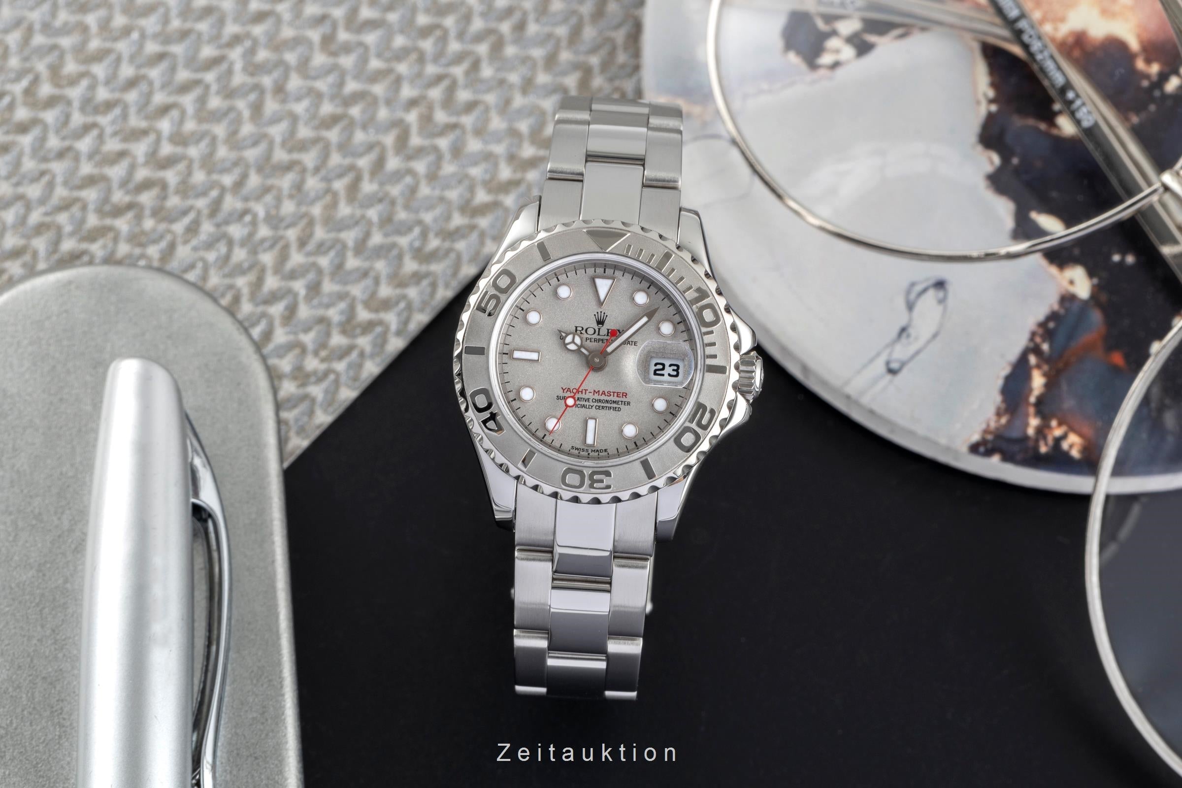 Rolex Yacht-Master acier / platine automatique montre pour femmes 169622  [2504418]