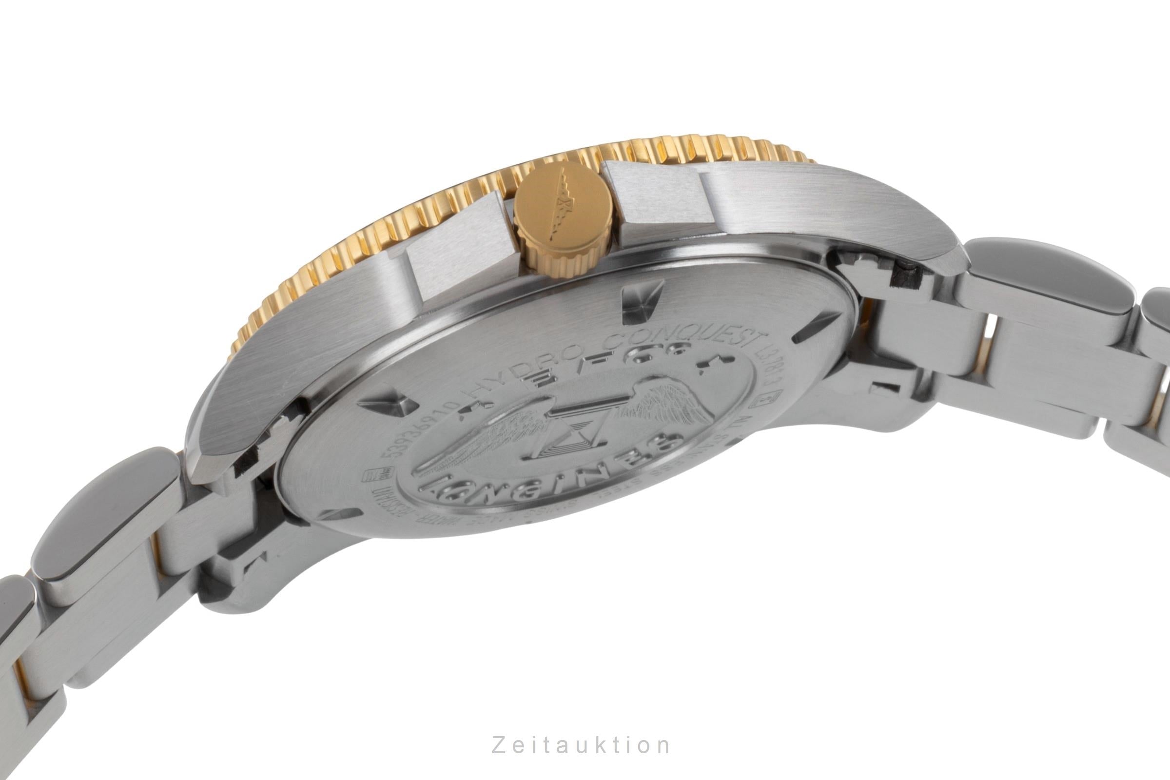 Longines Hydro Conquest acciaio automatismo orologio da uomo L3.781.3.06.7 LP: 2200EUR  [2504421]