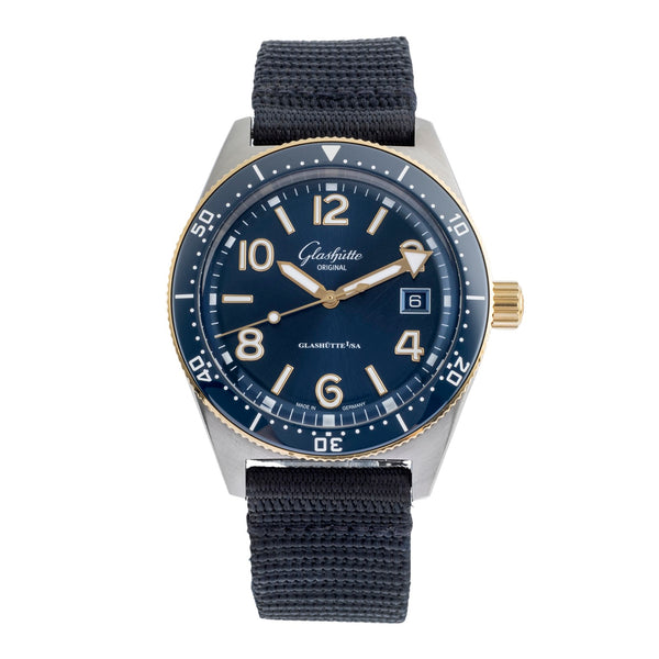 Glashütte SeaQ Stahl / Gold Automatik Herrenuhr Ref. 1-39-11-10-90-34 NP: 13800€ [2504422]