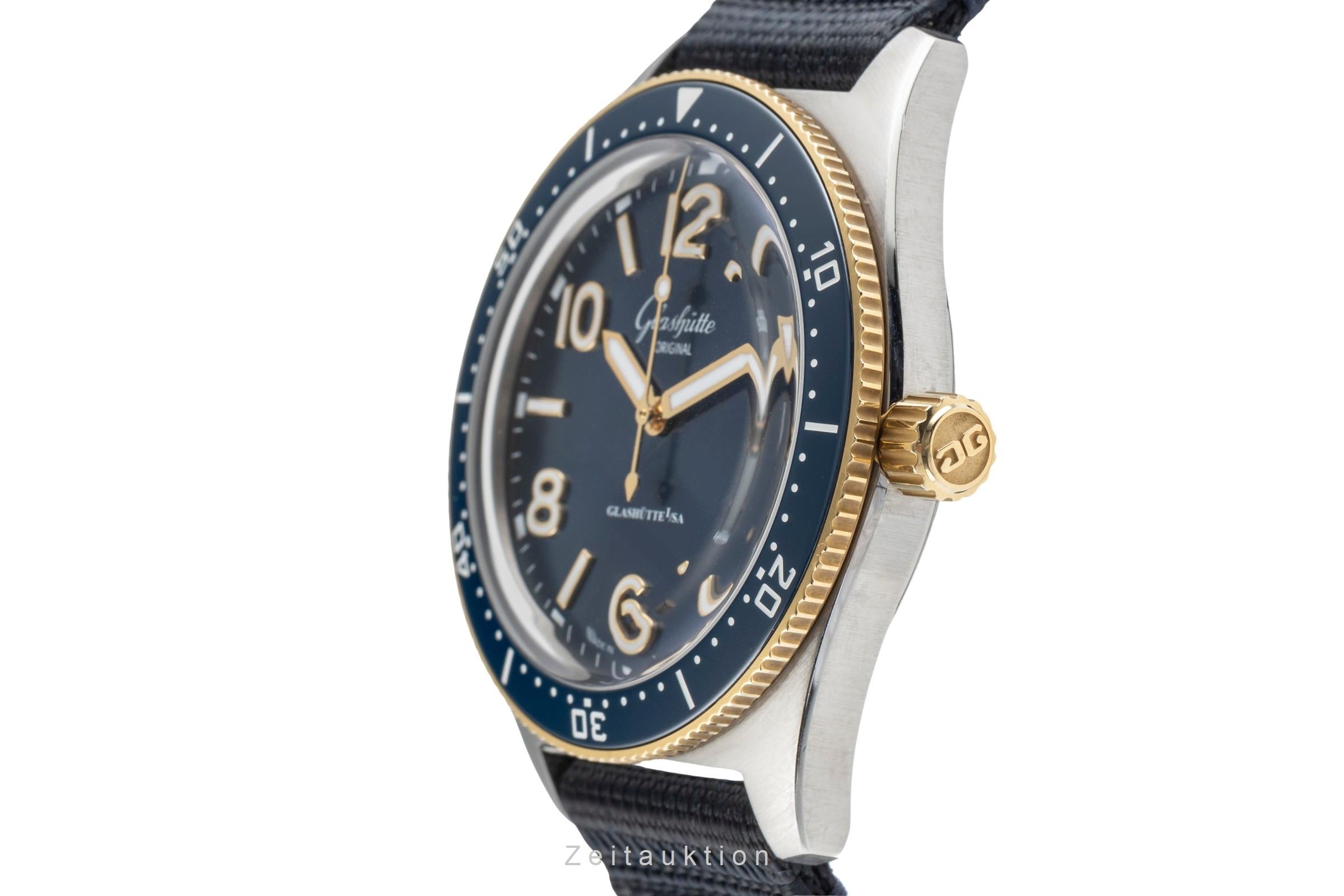 Glashütte SeaQ Stahl / Gold Automatik Herrenuhr Ref. 1-39-11-10-90-34 NP: 13800€ [2504422]