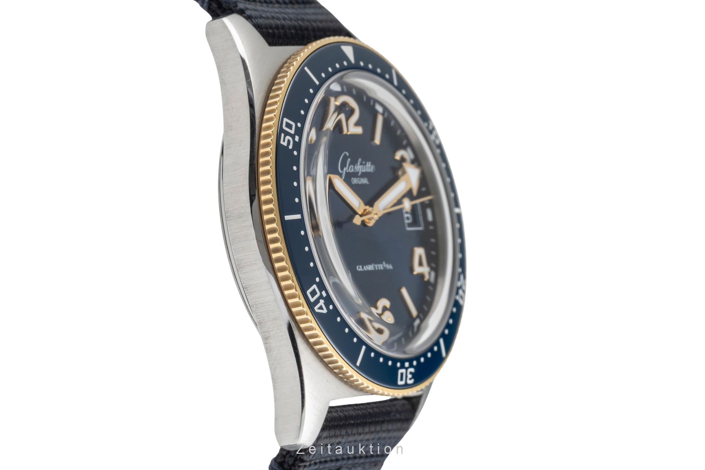 Glashütte SeaQ Stahl / Gold Automatik Herrenuhr Ref. 1-39-11-10-90-34 NP: 13800€ [2504422]