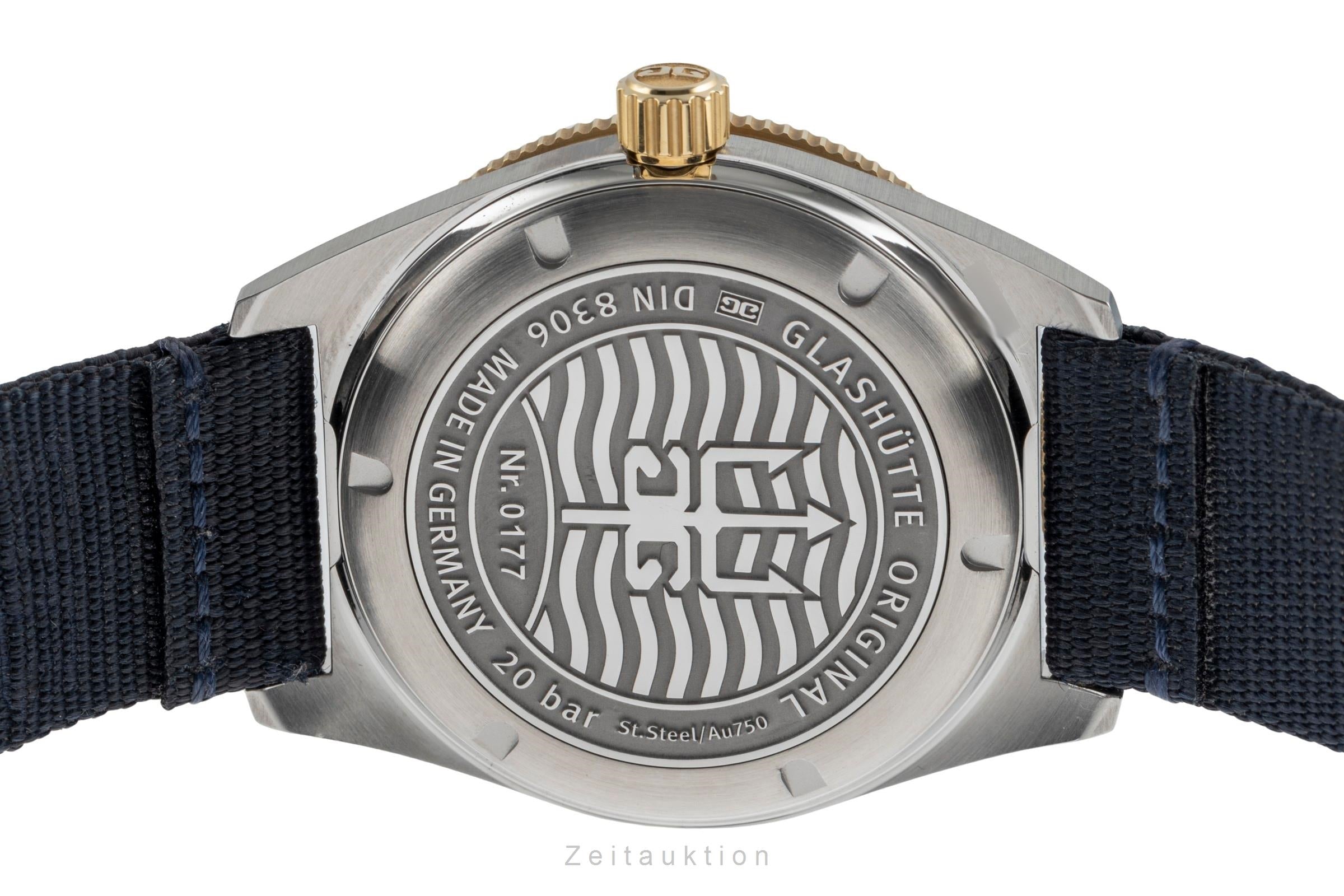 Glashütte SeaQ Stahl / Gold Automatik Herrenuhr Ref. 1-39-11-10-90-34 NP: 13800€ [2504422]