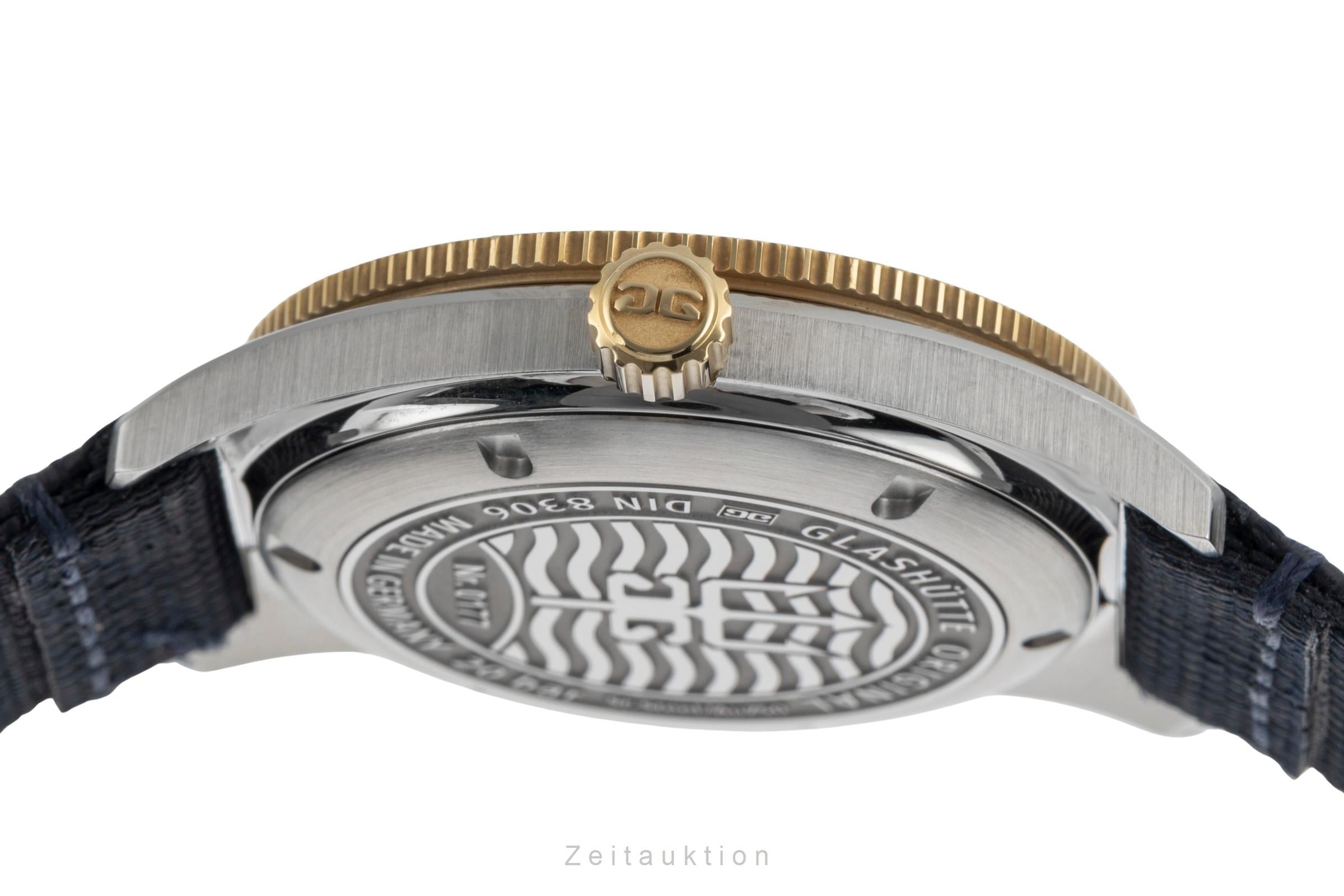 Glashütte SeaQ Stahl / Gold Automatik Herrenuhr Ref. 1-39-11-10-90-34 NP: 13800€ [2504422]