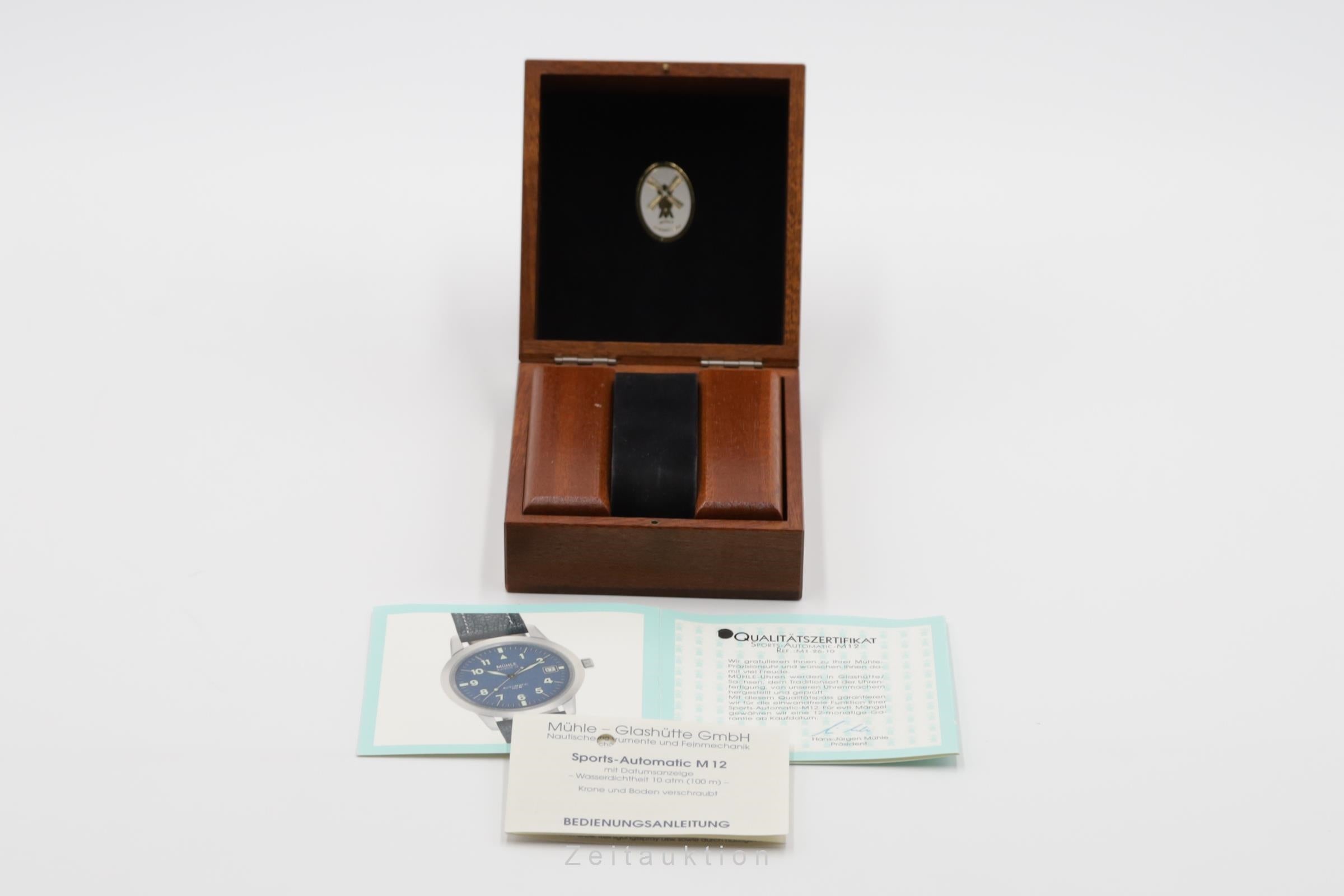 Mühle Sports M12 acero automático reloj para caballeros M1-26-10	  [2504425]