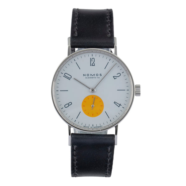 Nomos Tangente steel manual winding men's watch Super 30 "Sonnengrau"  [2504426]
