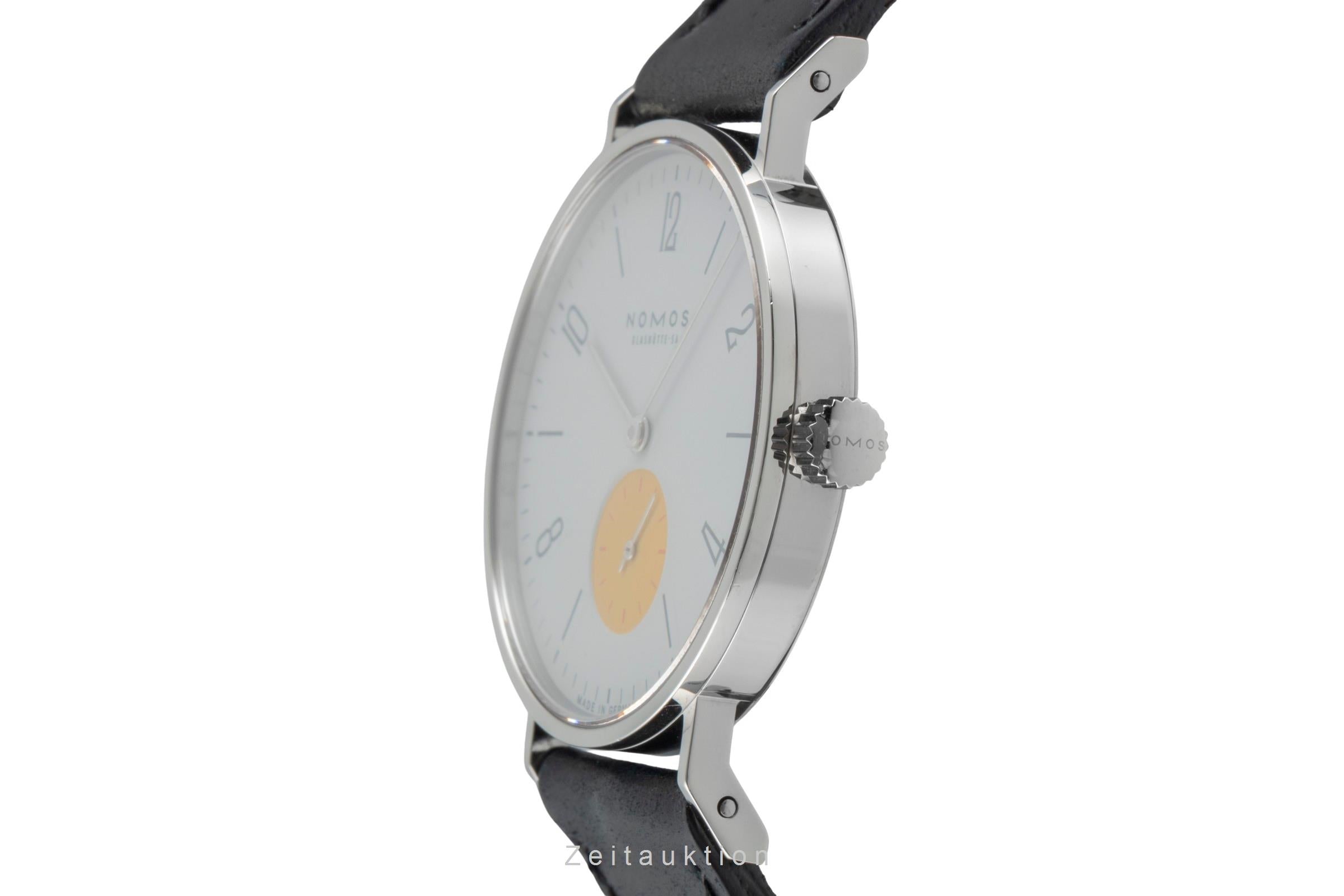 Nomos Tangente steel manual winding men's watch Super 30 "Sonnengrau"  [2504426]