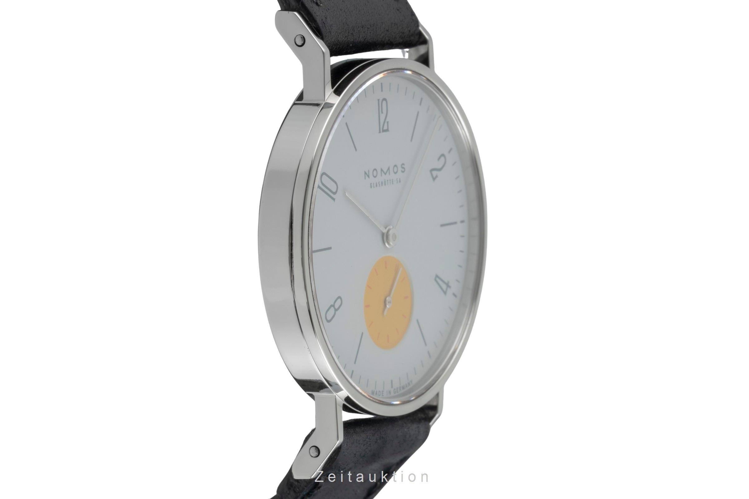 Nomos Tangente steel manual winding men's watch Super 30 "Sonnengrau"  [2504426]