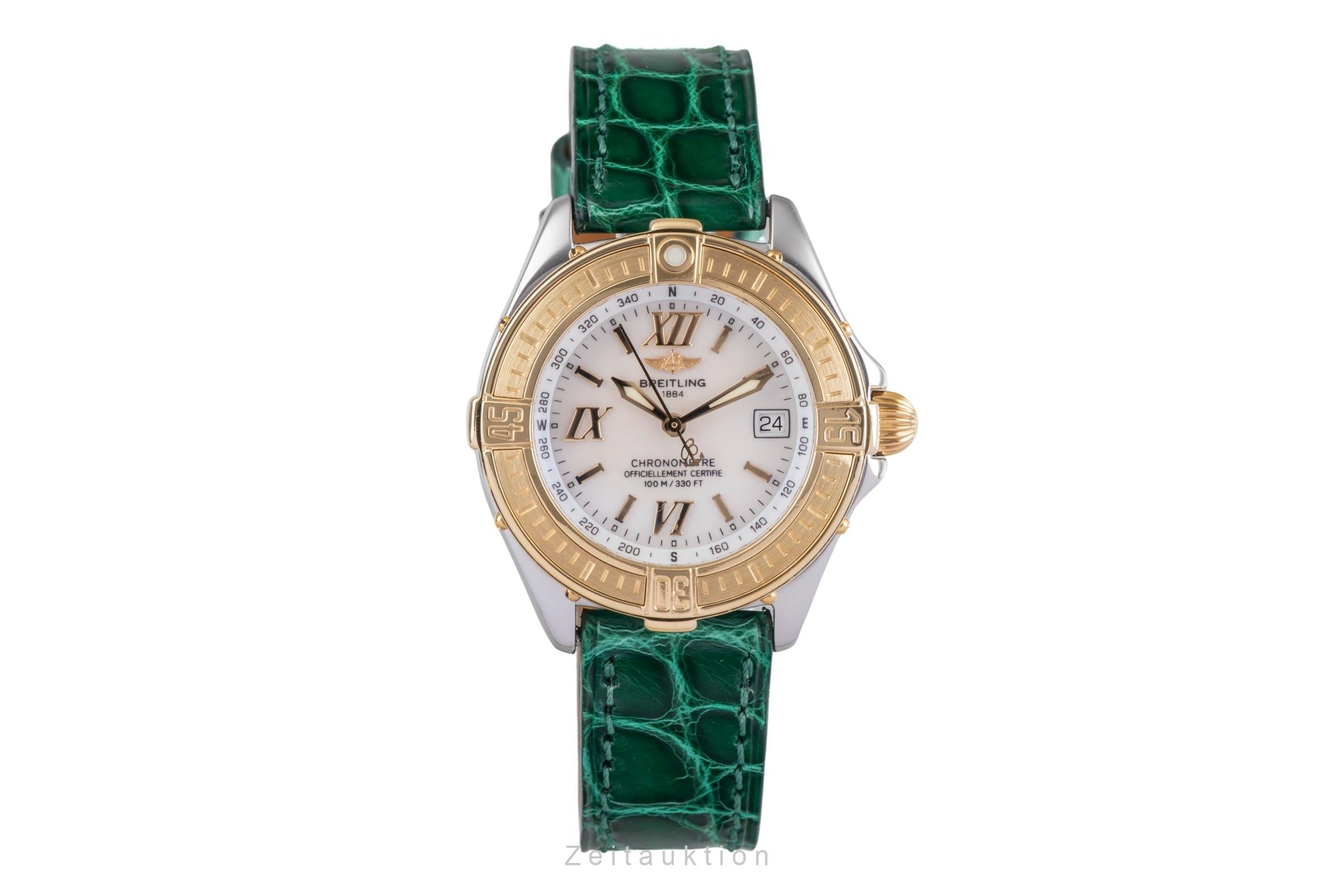 Breitling Cockpit steel / gold quartz women's watch D67365  [2504428]