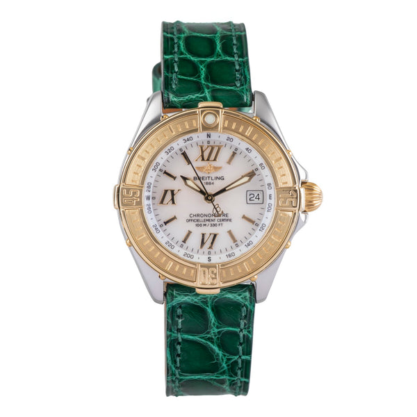 Breitling Cockpit steel / gold quartz women's watch D67365  [2504428]