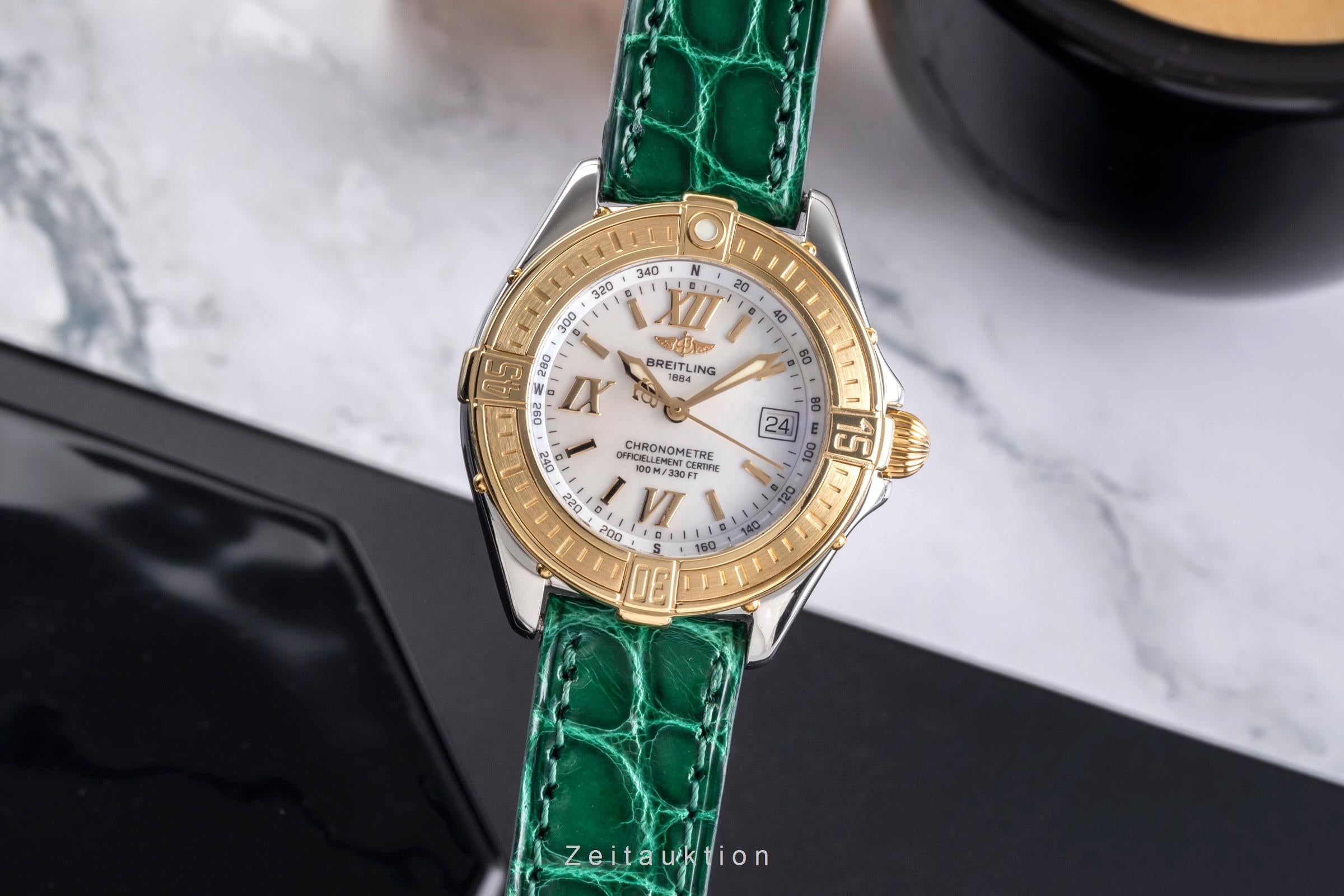 Breitling Cockpit steel / gold quartz women's watch D67365  [2504428]