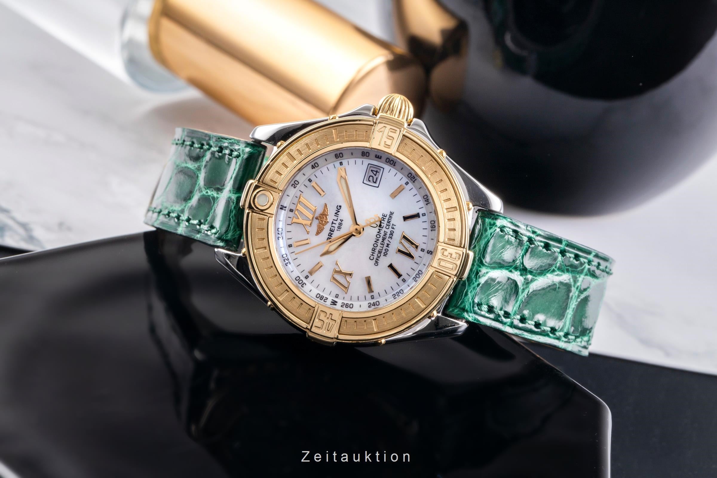 Breitling Cockpit steel / gold quartz women's watch D67365  [2504428]