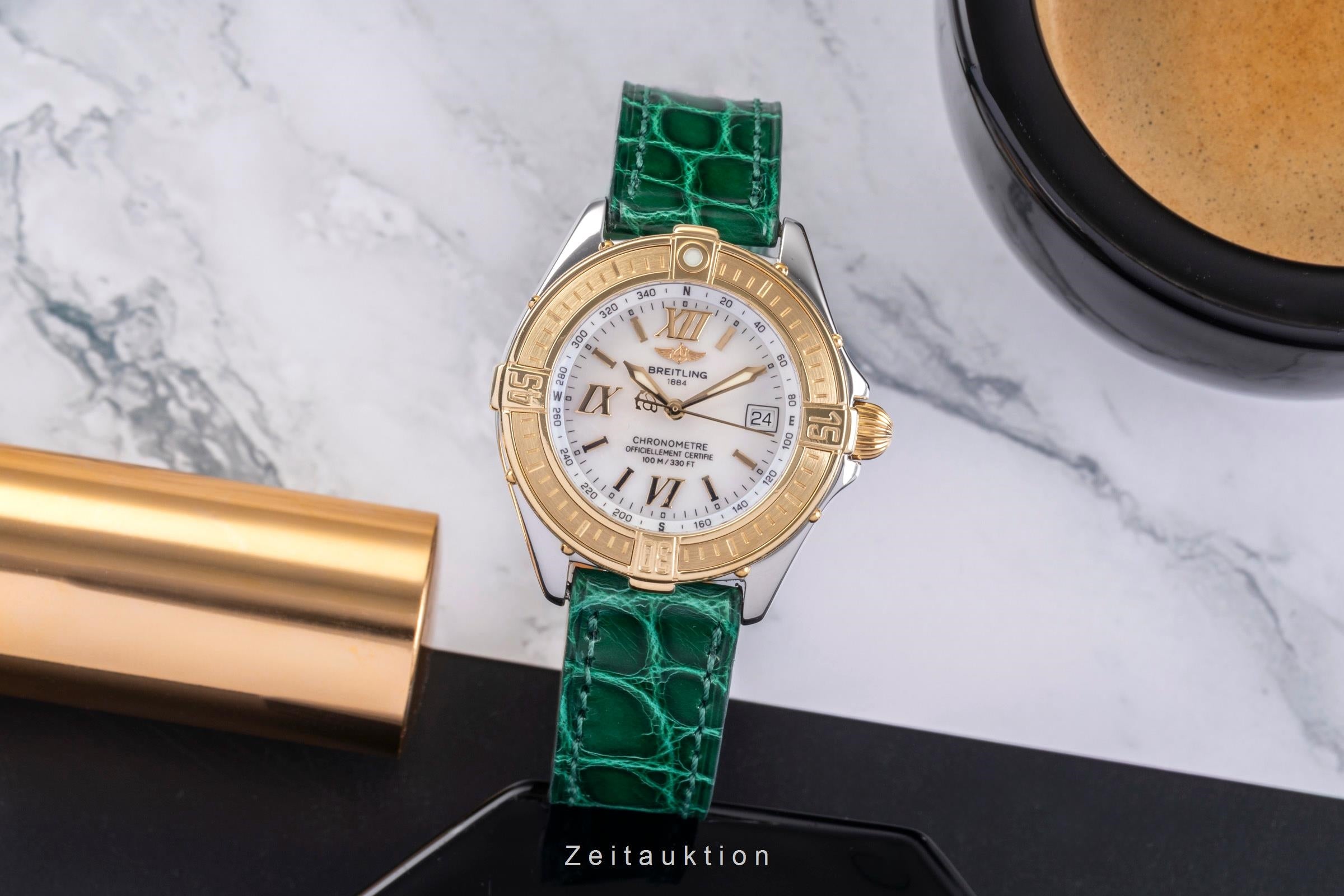 Breitling Cockpit steel / gold quartz women's watch D67365  [2504428]