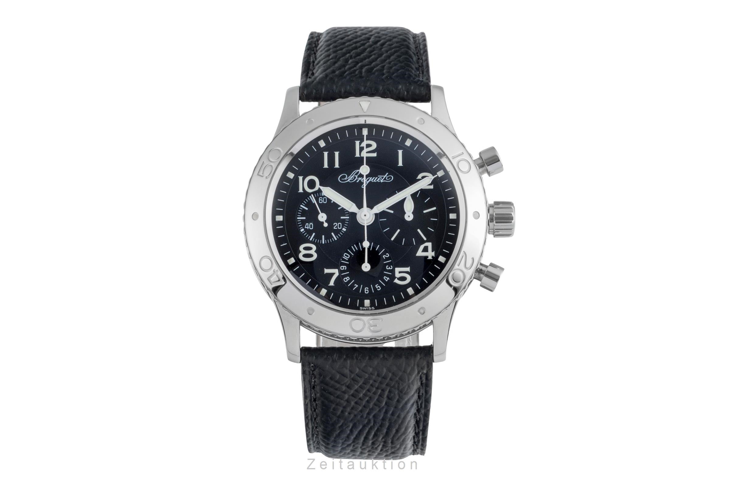 Breguet Type XX cronógrafo acero automático reloj para caballeros 3800  [2504429]