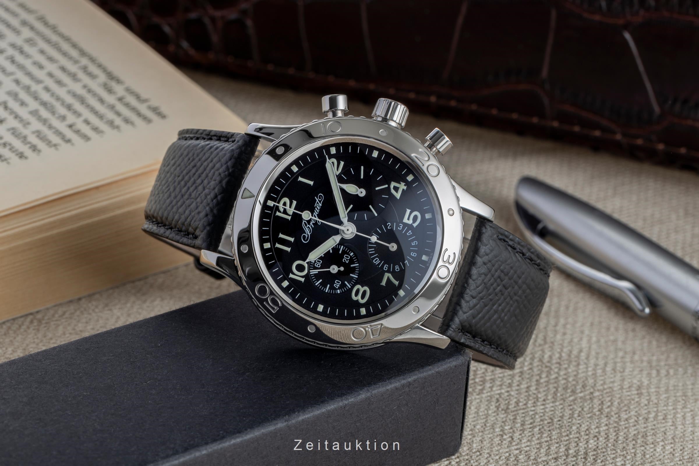 Breguet Type XX cronógrafo acero automático reloj para caballeros 3800  [2504429]