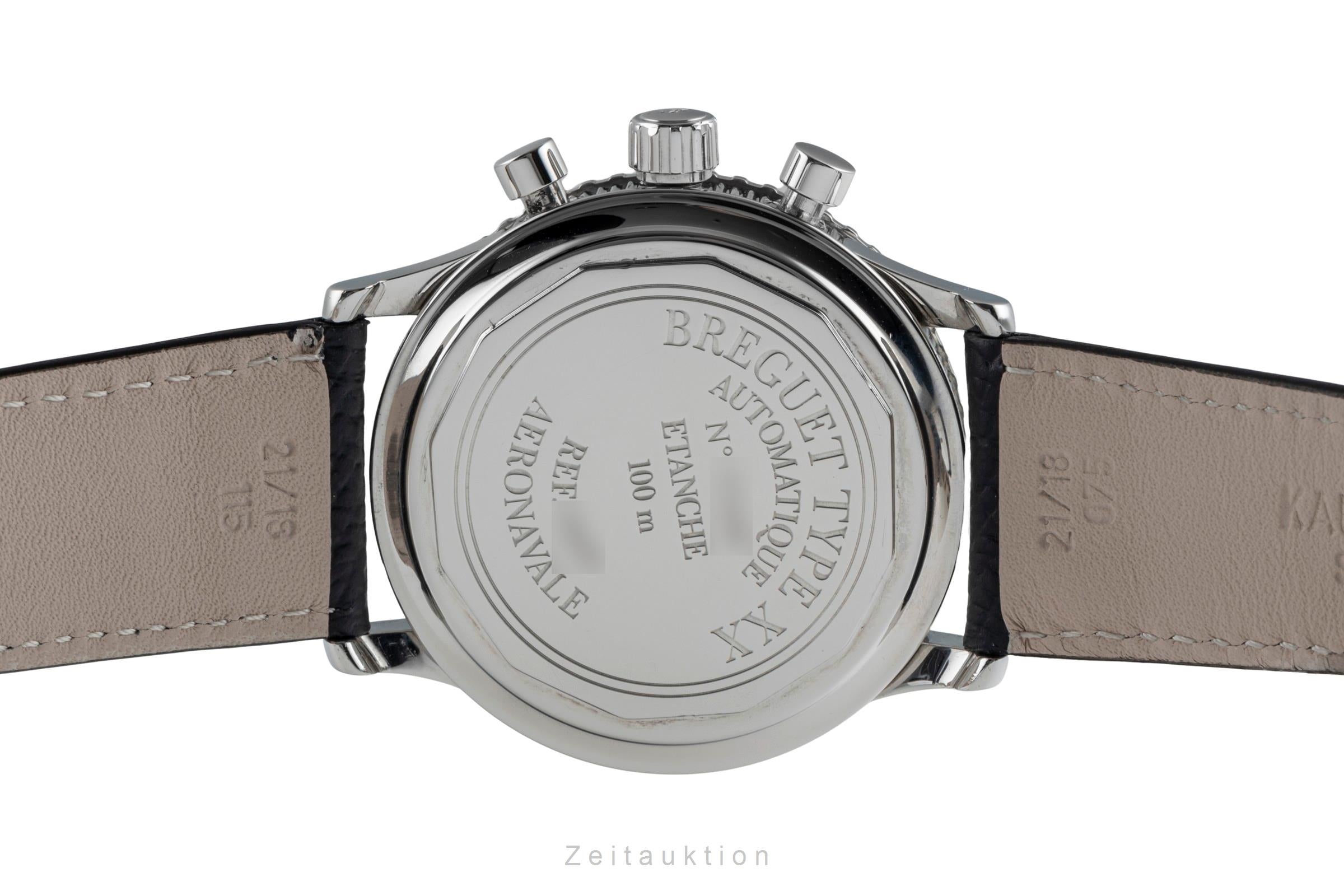 Breguet Type XX cronógrafo acero automático reloj para caballeros 3800  [2504429]