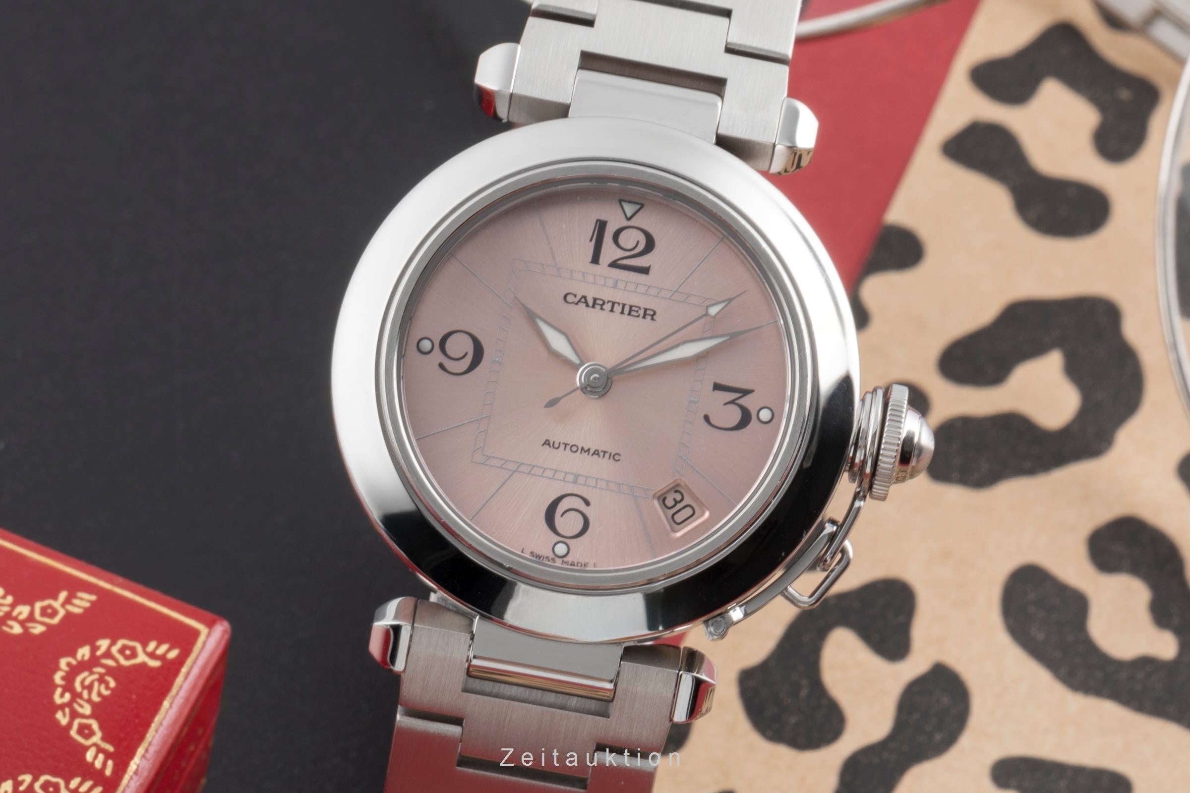 Cartier Pasha acier automatique montre pour femmes W31075M7  [2504431]