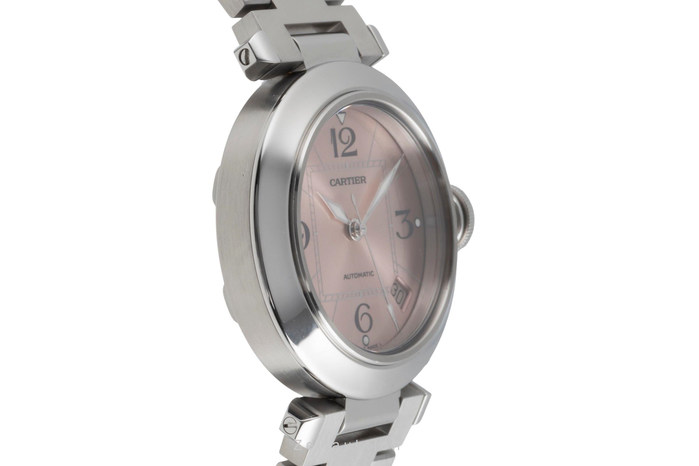 Cartier Pasha acier automatique montre pour femmes W31075M7  [2504431]