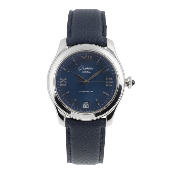 Glashütte Serenade acier automatique montre pour femmes 1-39-22-07-02-04 LP: 5700EUR  [2504432]