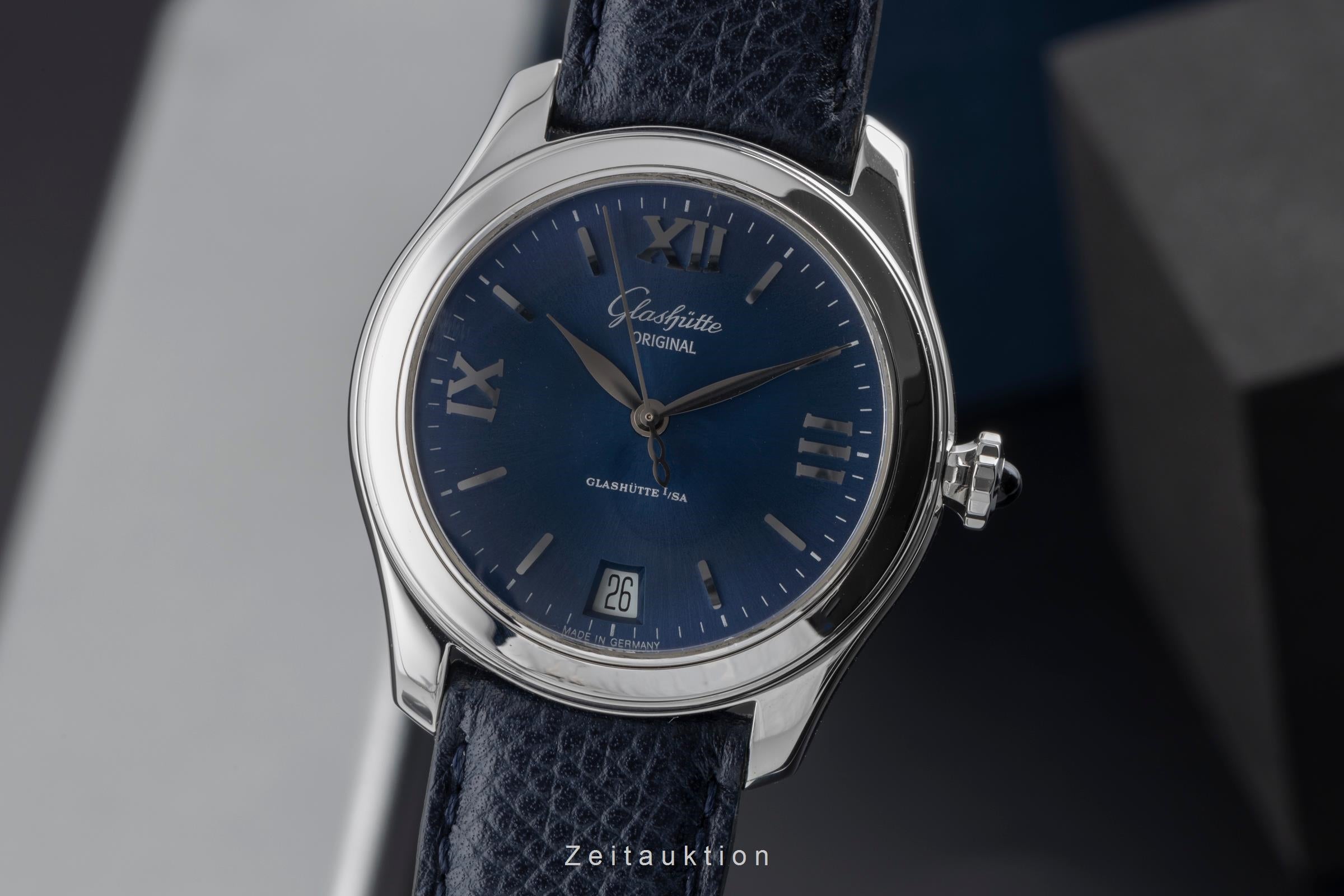 Glashütte Serenade acier automatique montre pour femmes 1-39-22-07-02-04 LP: 5700EUR  [2504432]