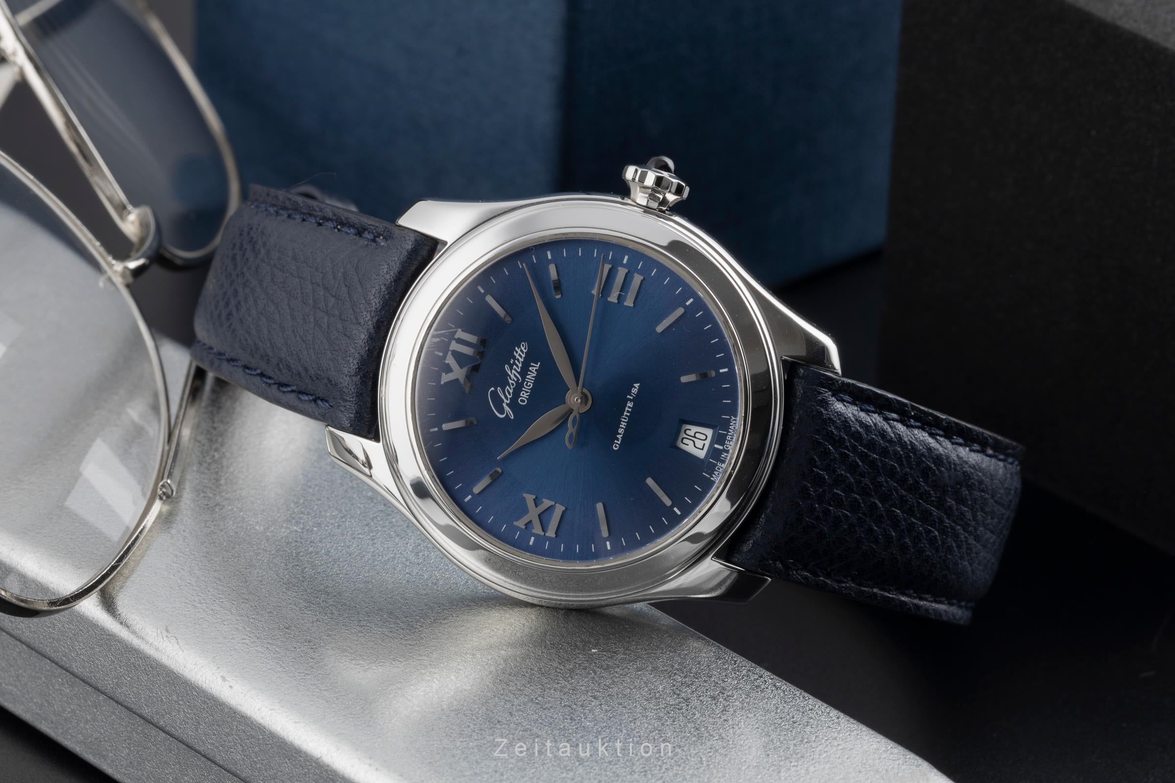 Glashütte Serenade acier automatique montre pour femmes 1-39-22-07-02-04 LP: 5700EUR  [2504432]