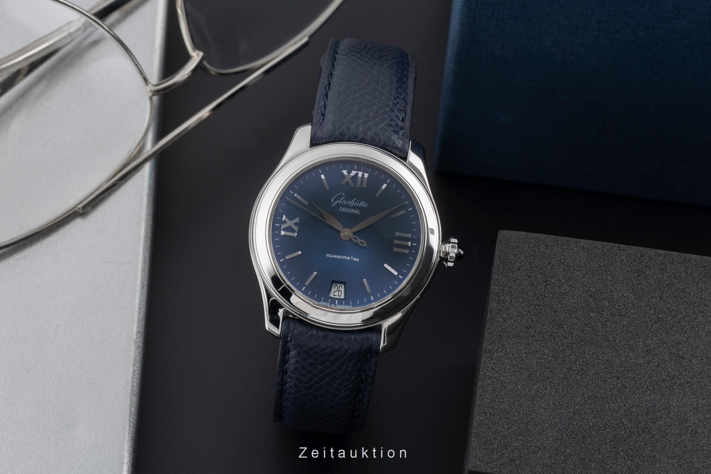 Glashütte Serenade acier automatique montre pour femmes 1-39-22-07-02-04 LP: 5700EUR  [2504432]