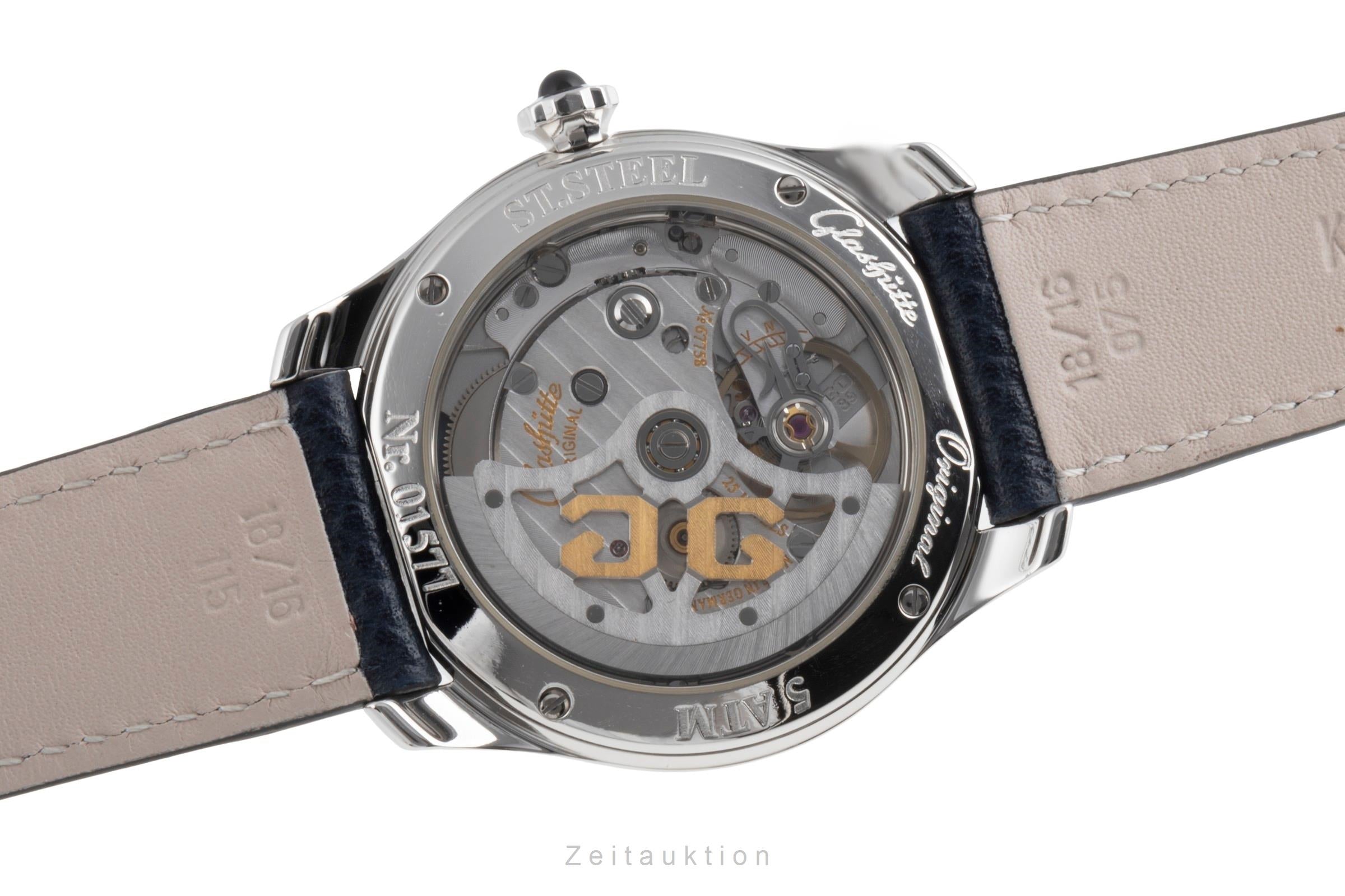 Glashütte Serenade acier automatique montre pour femmes 1-39-22-07-02-04 LP: 5700EUR  [2504432]