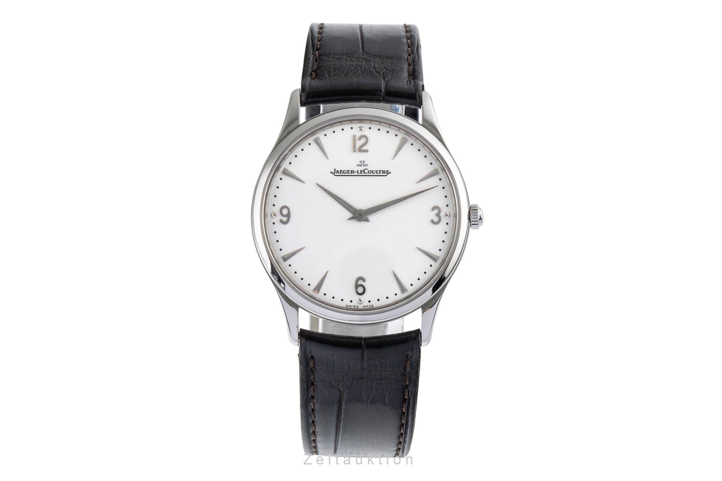 Jaeger LeCoultre Master Ultra Thin 38 steel manual winding men's watch Q1348420   172.8.79.S  [2504433]