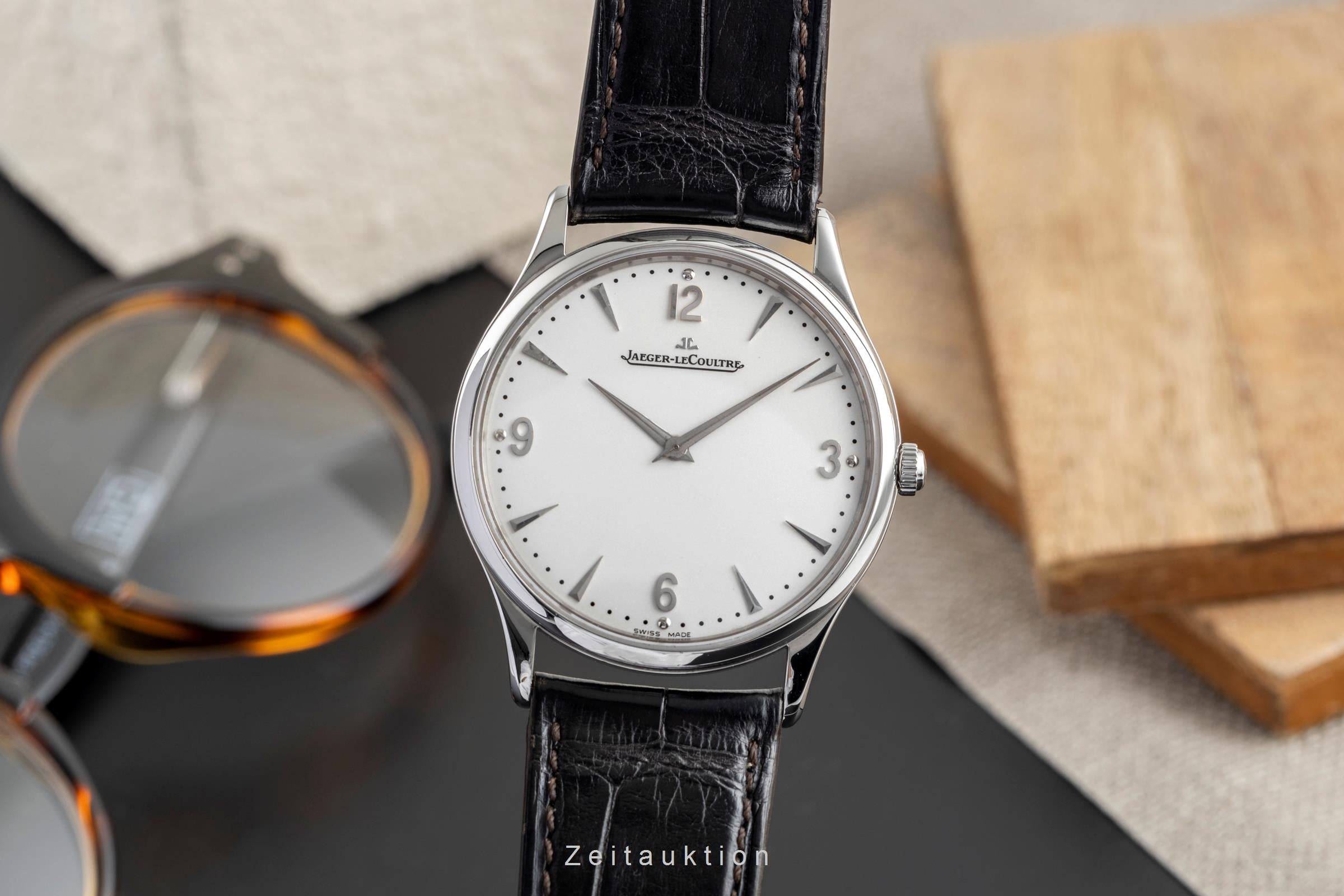 Jaeger LeCoultre Master Ultra Thin 38 steel manual winding Kal