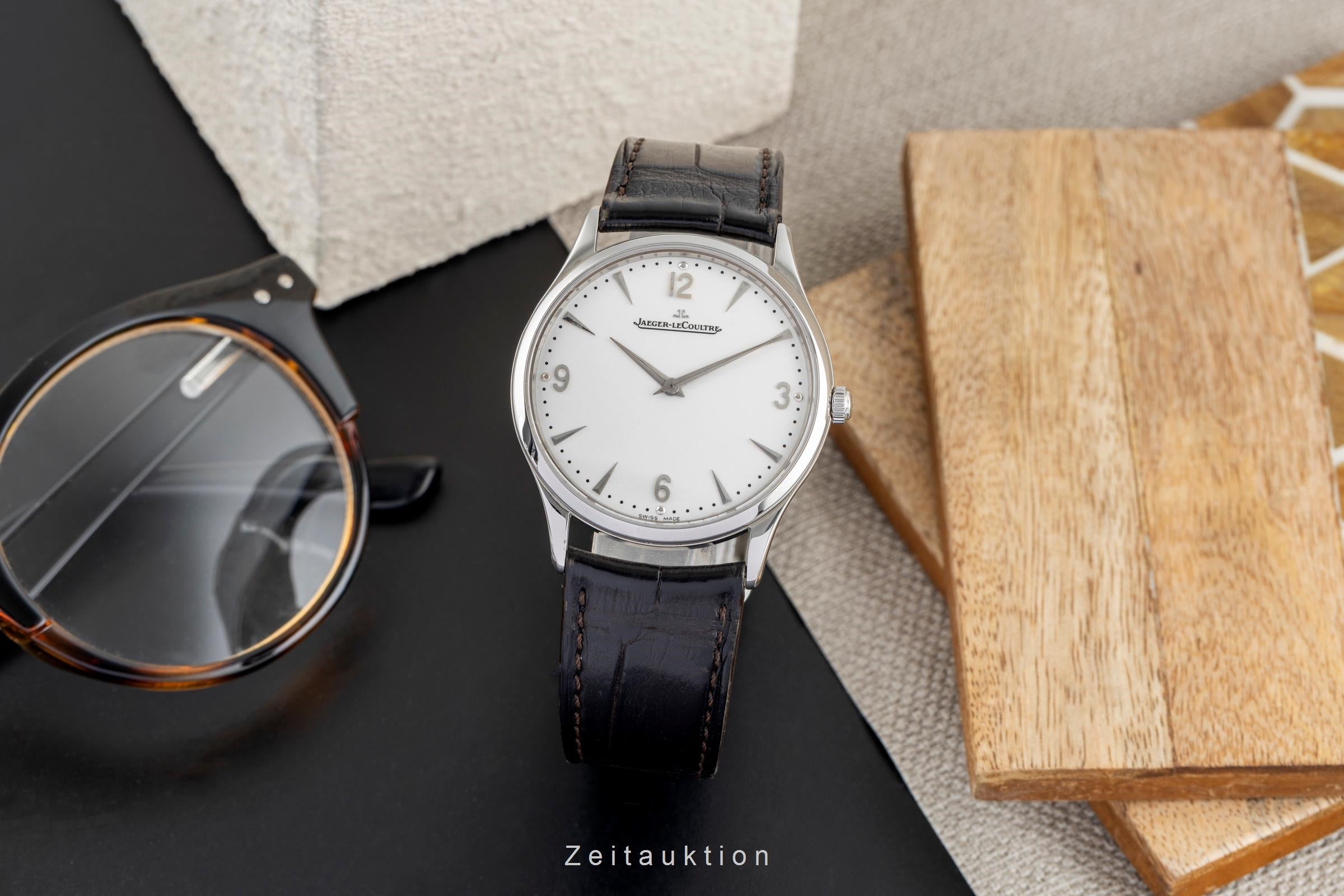 Jaeger LeCoultre Master Ultra Thin 38 steel manual winding Kal