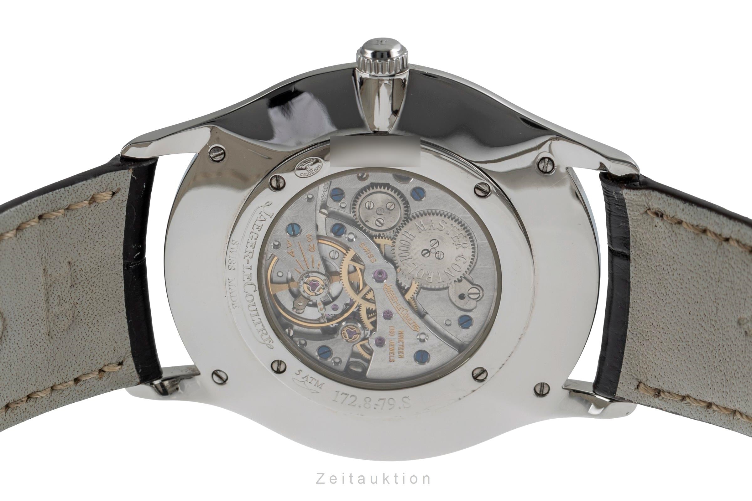 Jaeger LeCoultre Master Ultra Thin 38 steel manual winding men's watch Q1348420   172.8.79.S  [2504433]