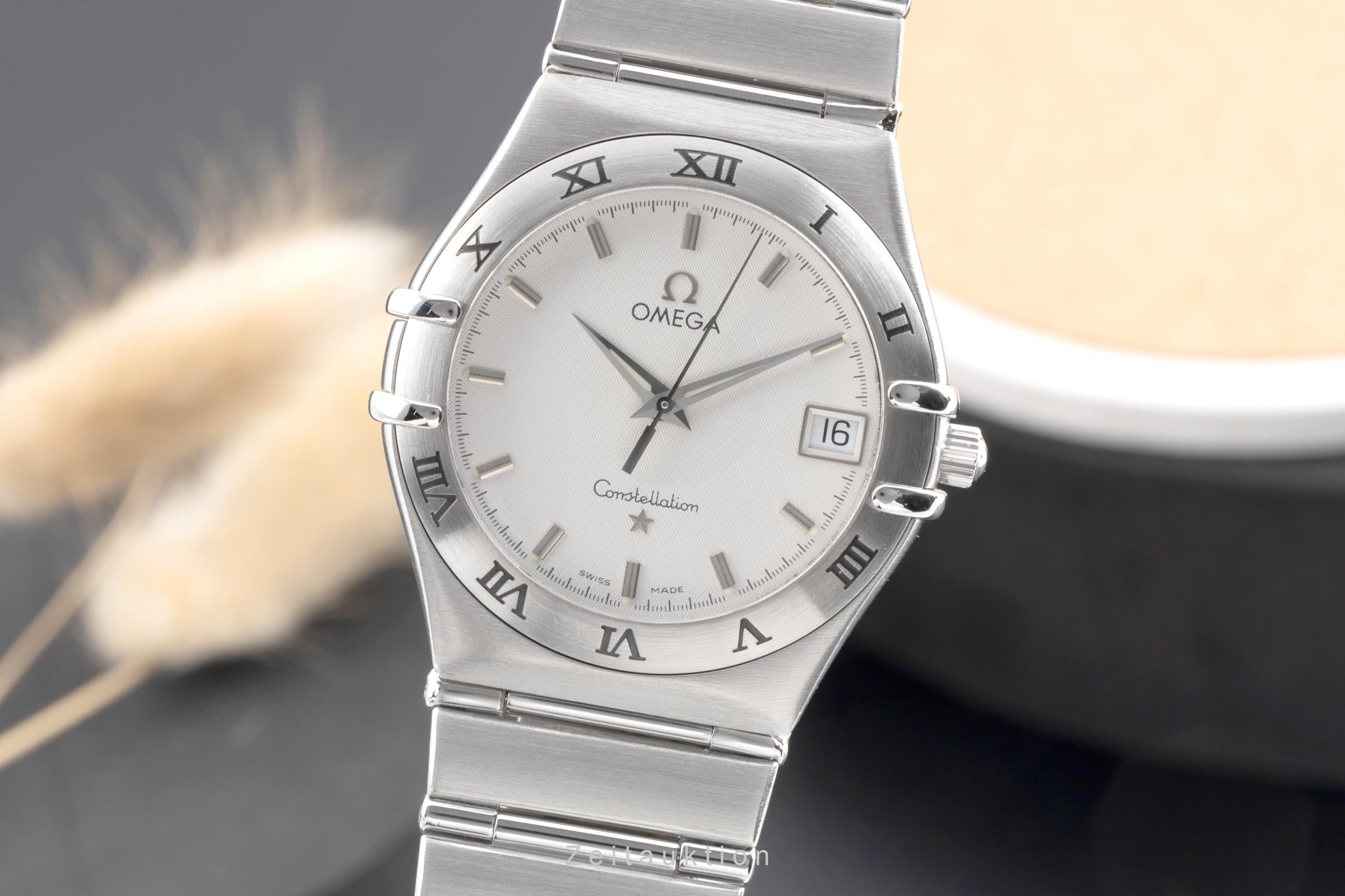Omega Constellation acier quartz montre pour hommes 1512.30.00  [2504436]