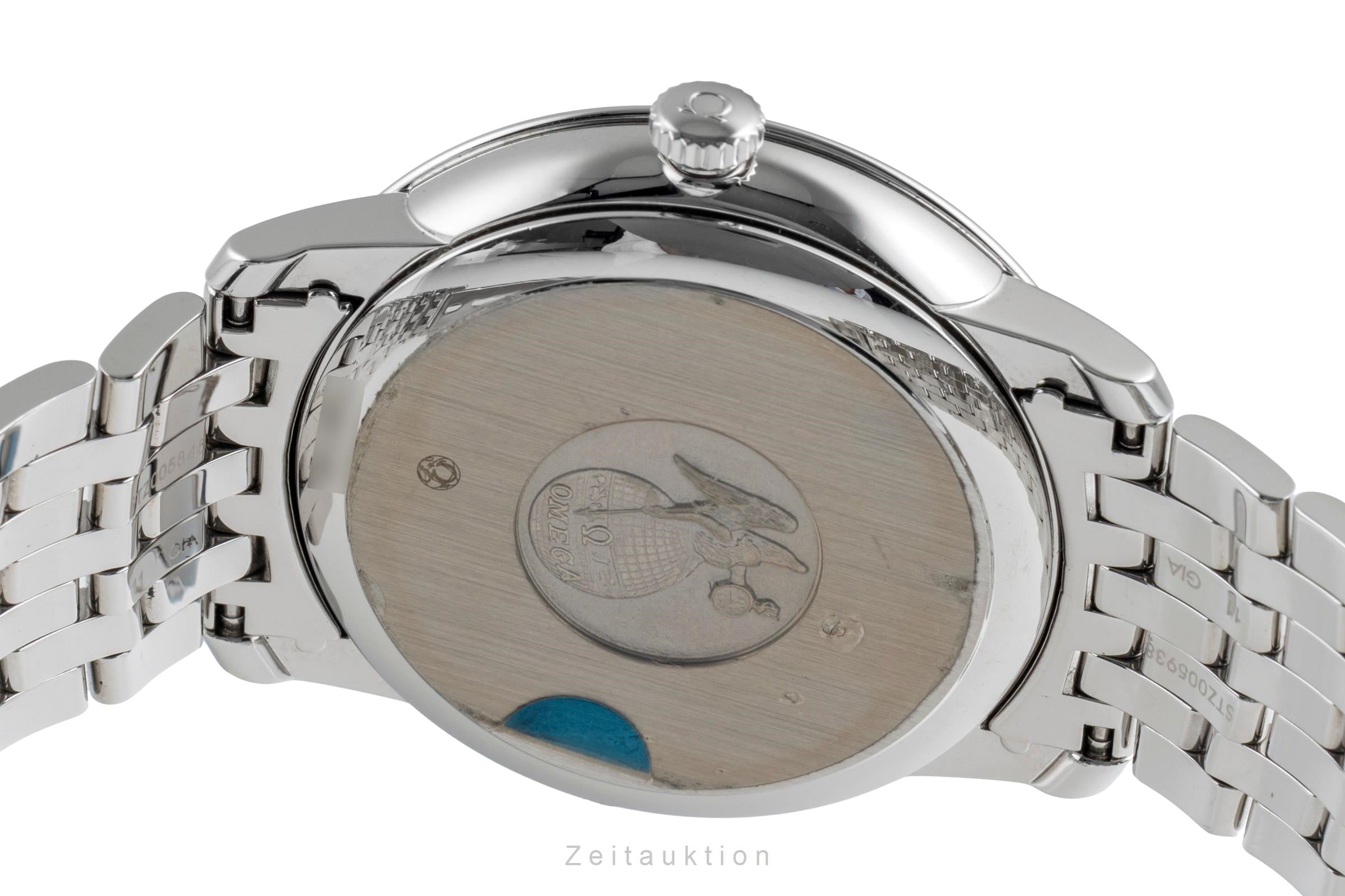 Omega De Ville acier automatique montre pour hommes 424.10.40.20.03.002 LP: 4100EUR  [2504438]