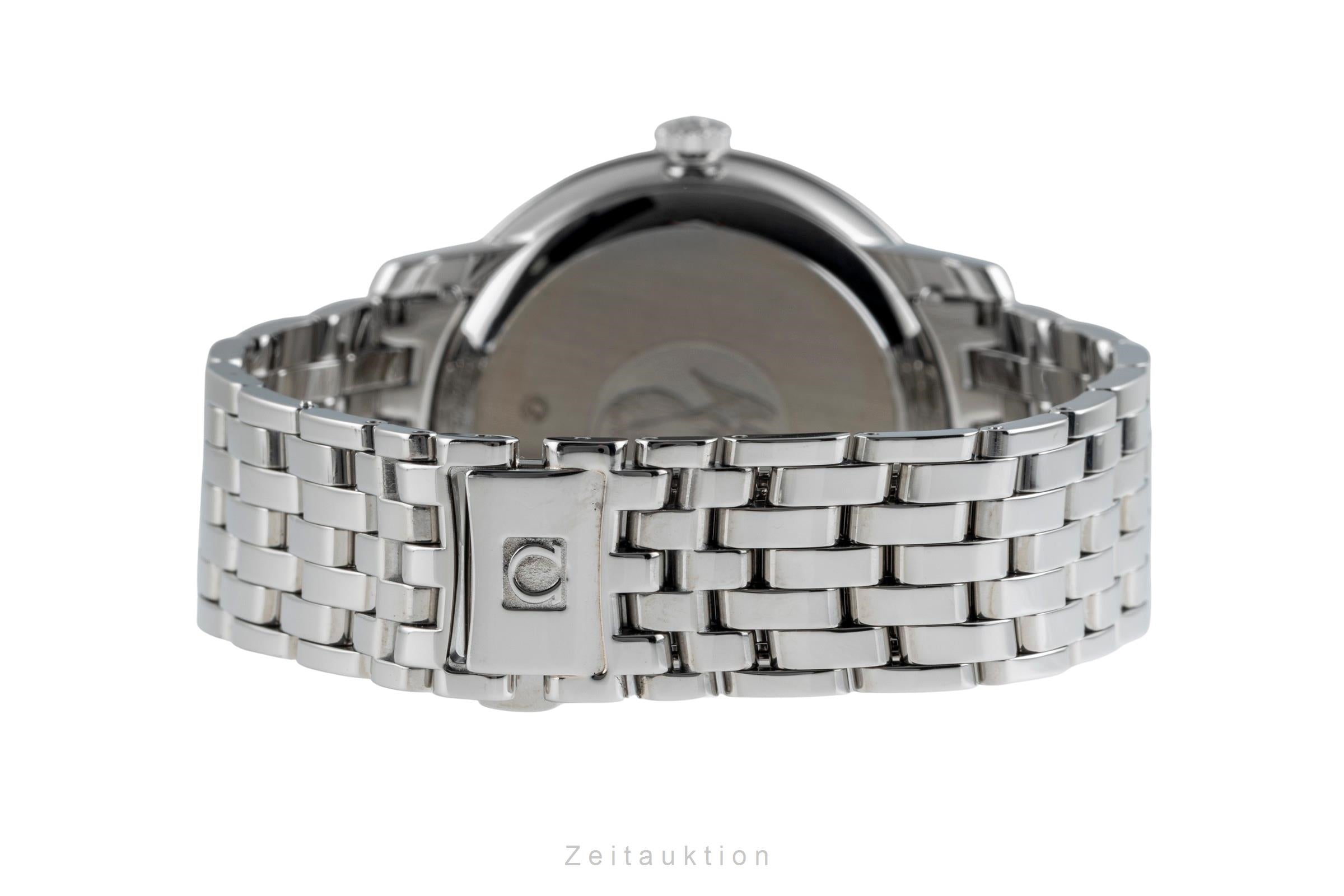 Omega De Ville acier automatique montre pour hommes 424.10.40.20.03.002 LP: 4100EUR  [2504438]