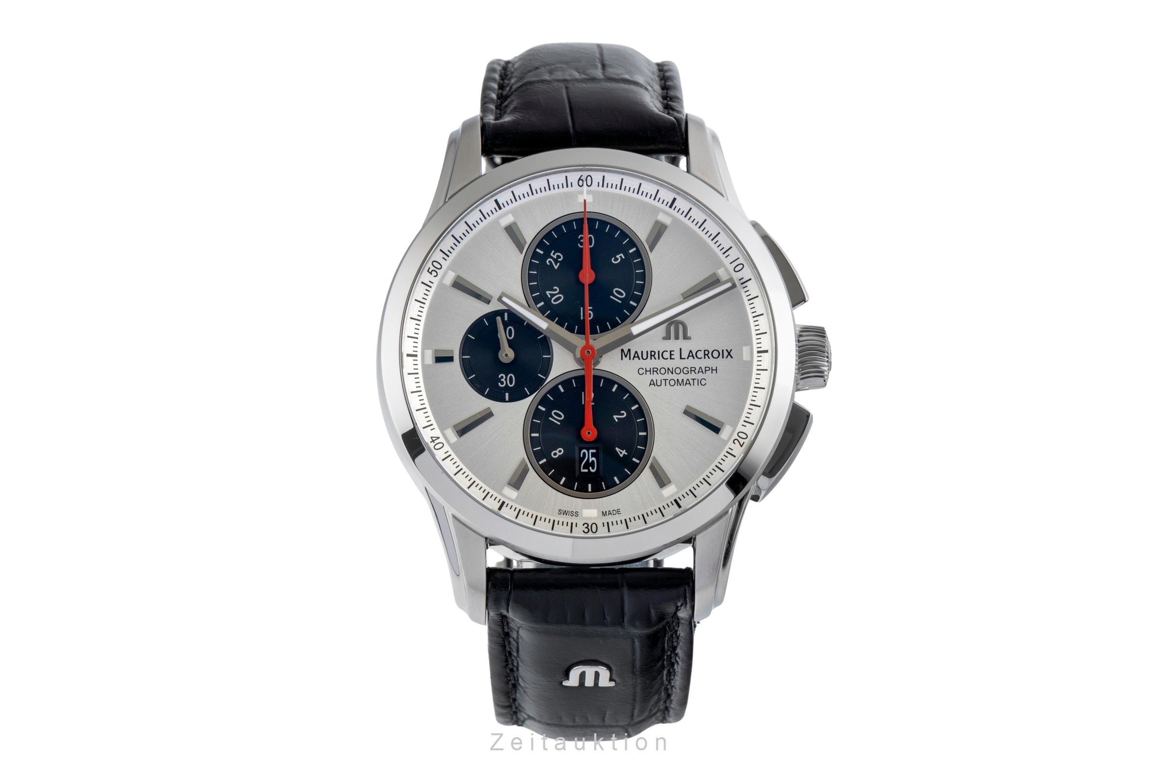 Maurice Lacroix Pontos cronografo acciaio automatismo orologio da uomo PT6388-SS001-13/1  [2504439]